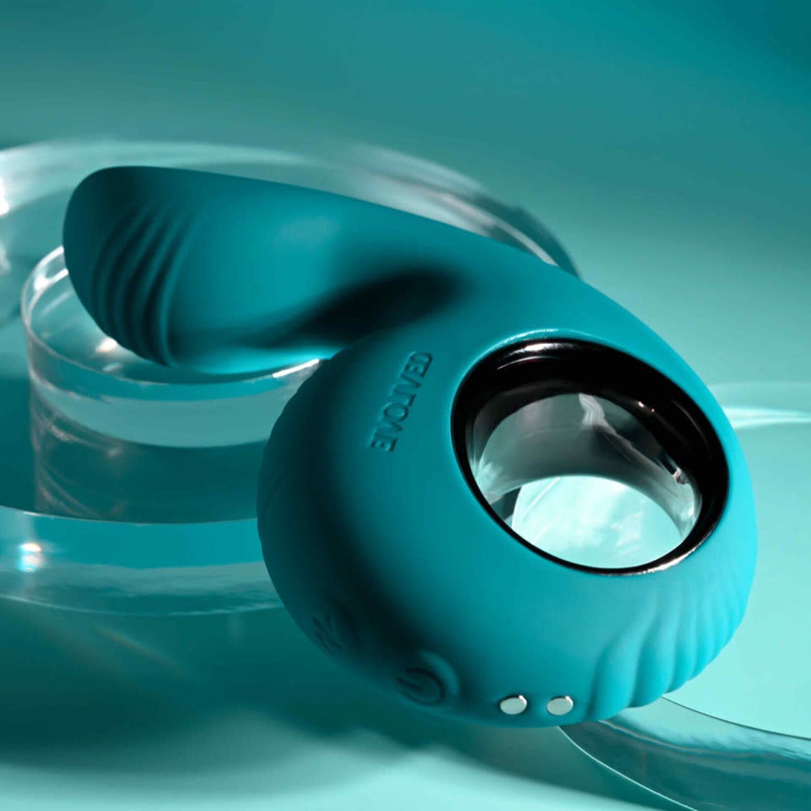 Thumbs Up Rechargeable Silicone Vibrator - Green