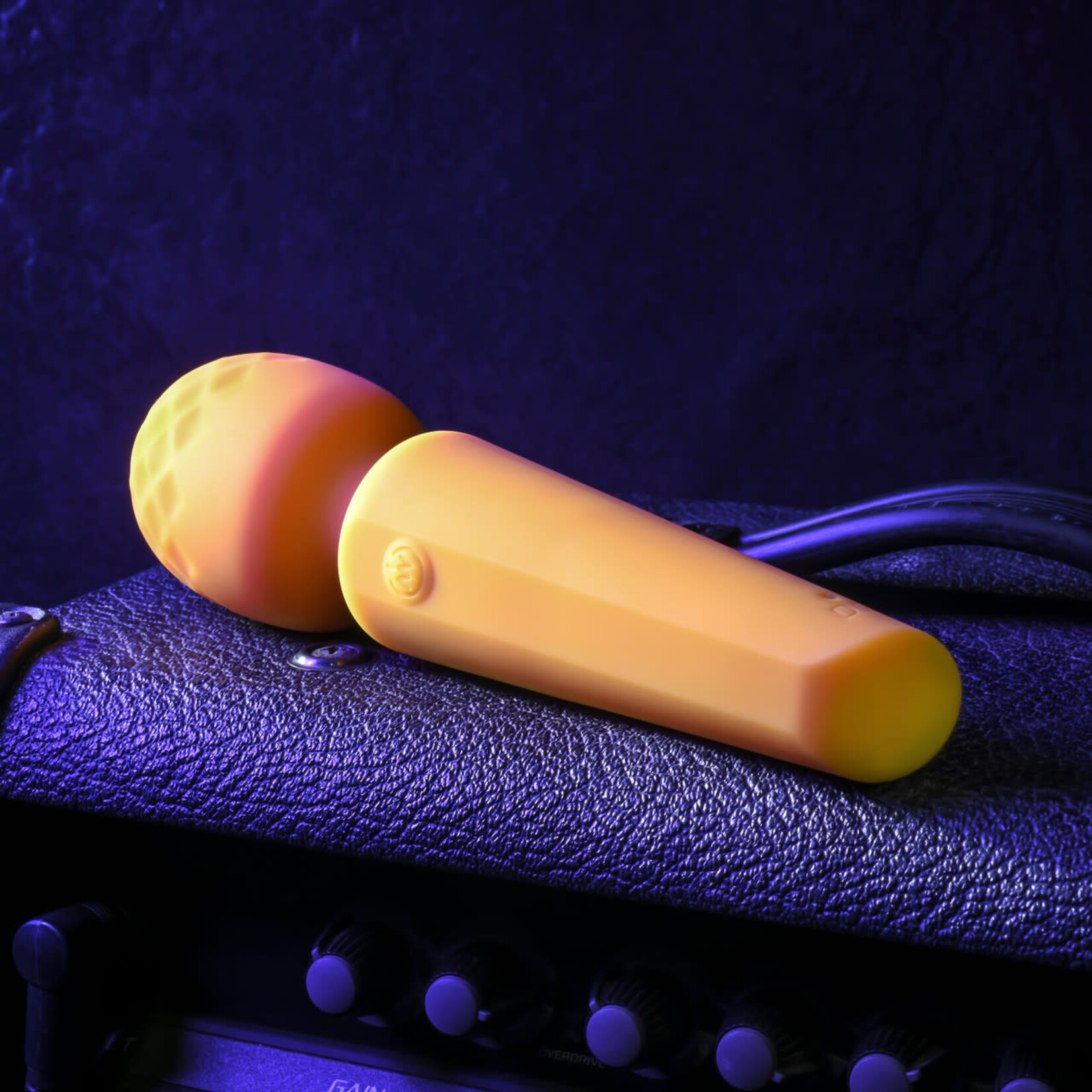 Evolved Sunshine Rechargeable Silicone Wand Vibrator Yellow
