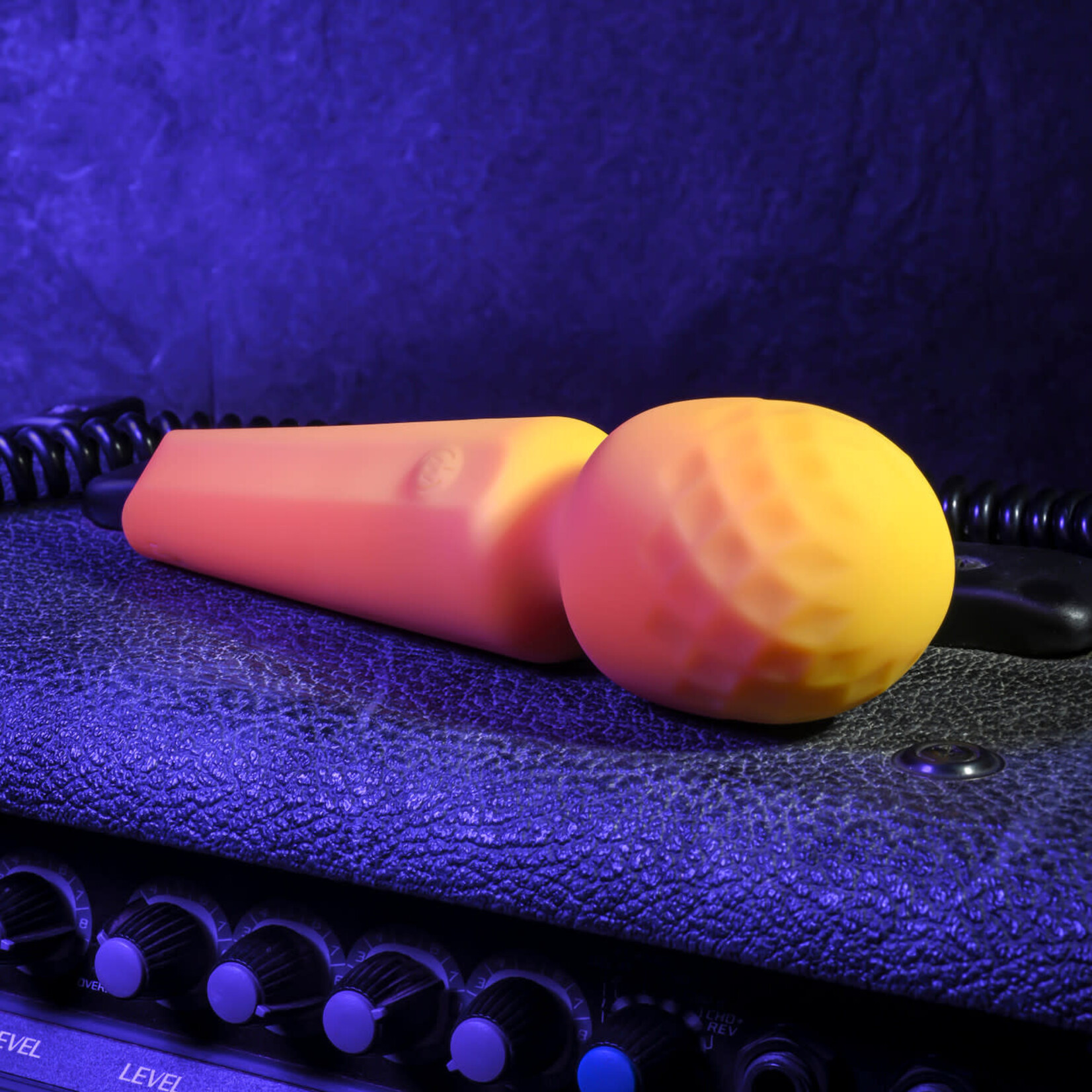 Evolved Sunshine Rechargeable Silicone Wand Vibrator Yellow