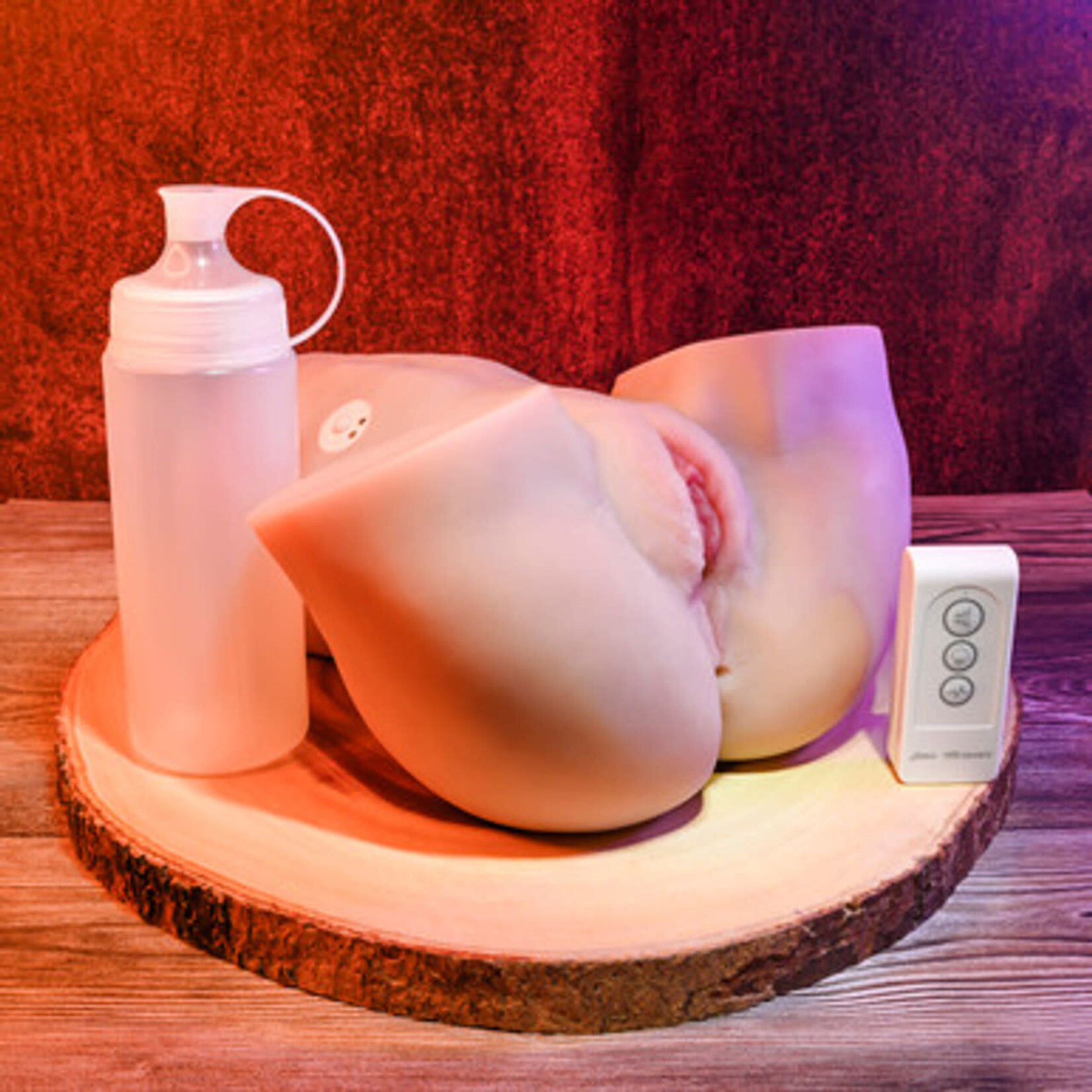 Zero Tolerance Rear Beauty Rechargeable Dual Vibrating Realistic Ass & Vagina - Vanilla