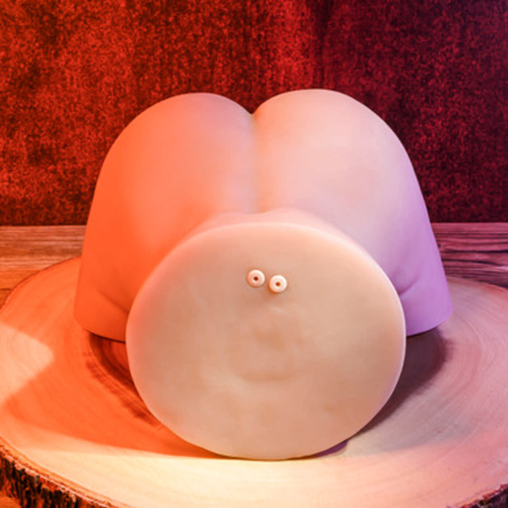 Zero Tolerance Rear Beauty Rechargeable Dual Vibrating Realistic Ass & Vagina - Vanilla