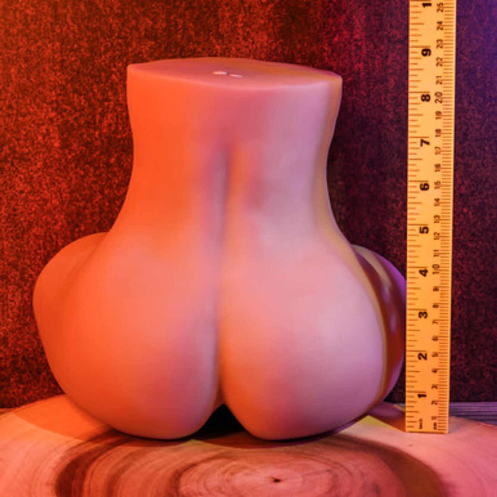 Zero Tolerance Rear Beauty Rechargeable Dual Vibrating Realistic Ass & Vagina - Vanilla