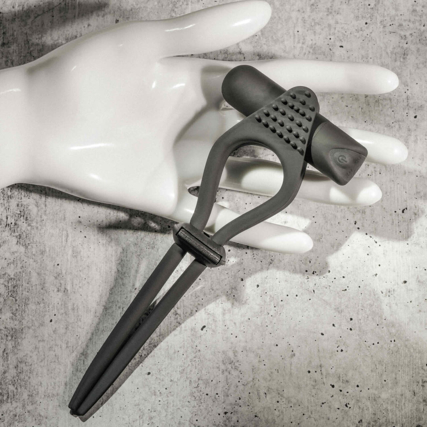 Zt Black Tie Affair Vibrating Cock Ring - Black