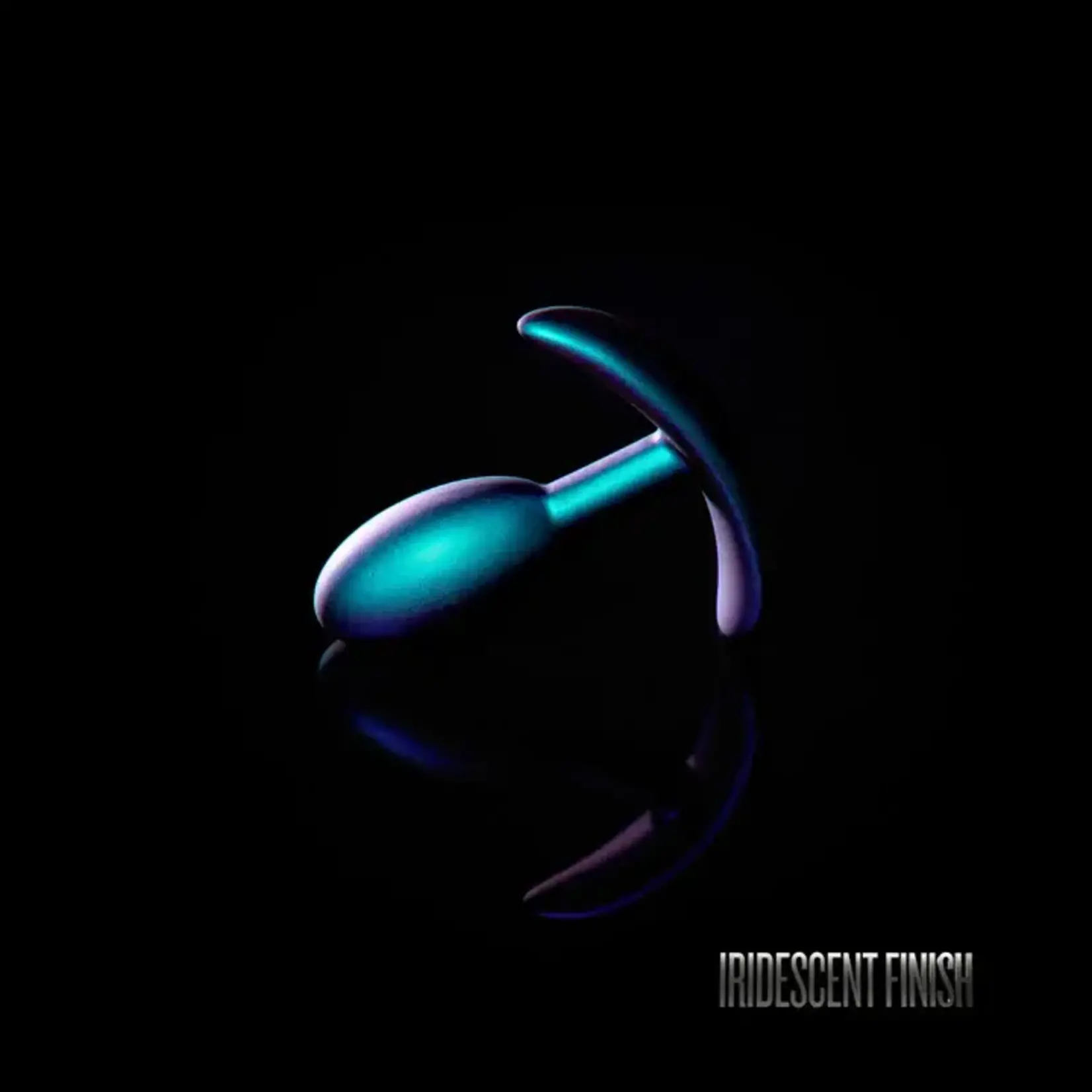 Anal Adventures Matrix Nebula Plug Silicone Anal Plug - Lunar Blue