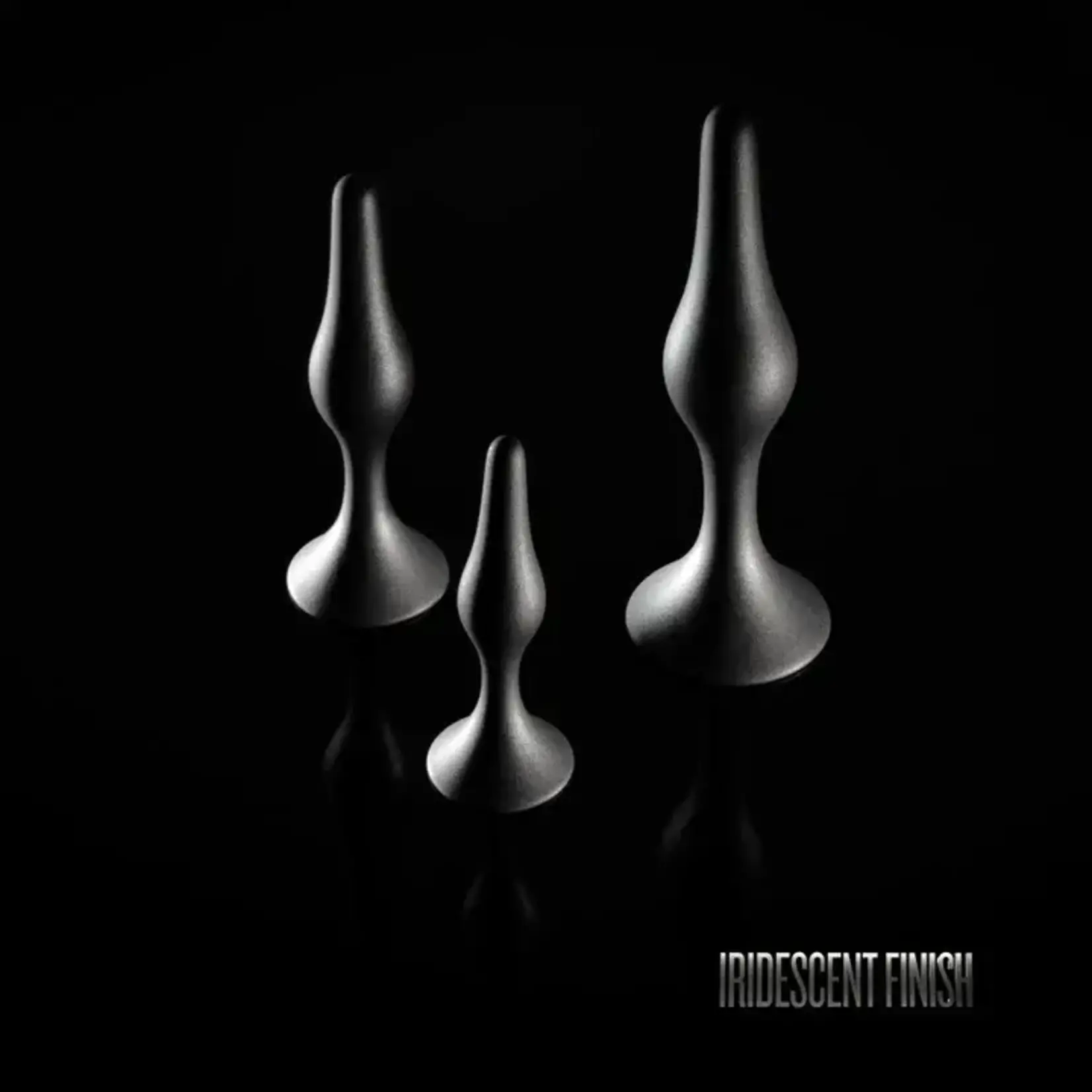 Anal Adventures Matrix Genesis Plug Kit Silicone Anal Plug Set - Stellar Silver