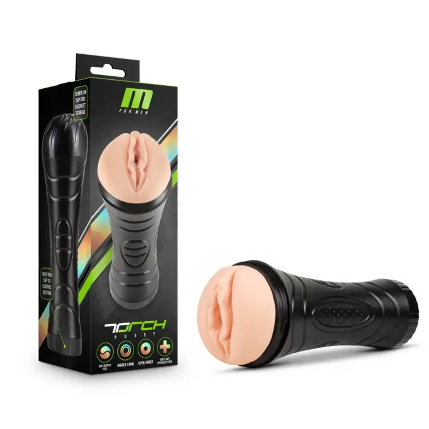 M for Men The Torch Pussy Masturbator - Pussy - Vanilla