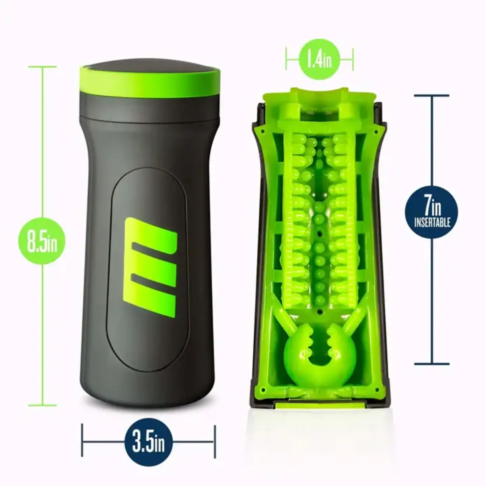 M For Men M2 Superior Stroker - Black/Green