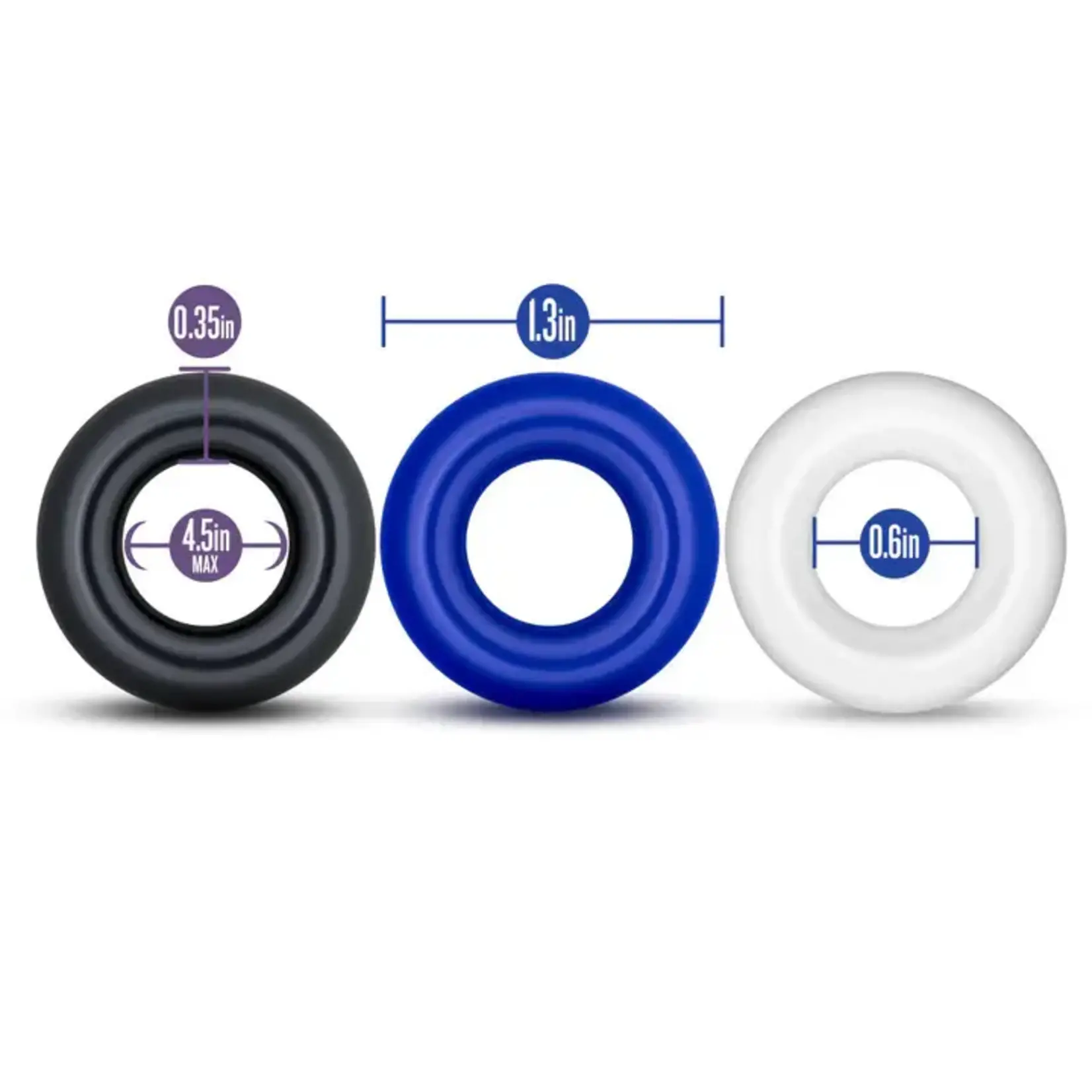 Stay Hard Donut Rings -Assorted