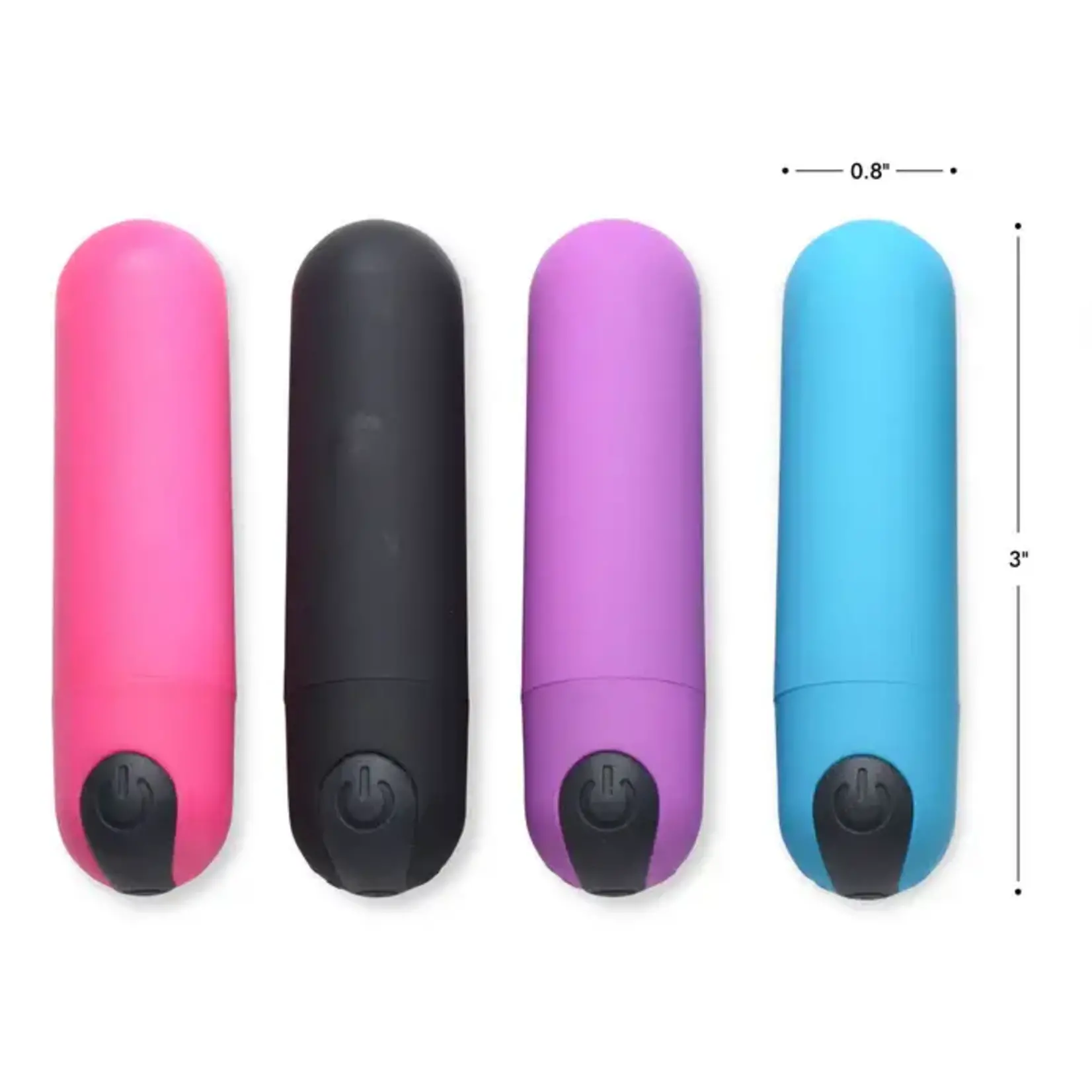Bang! Vibrating Bullet with Remote Control - Purple