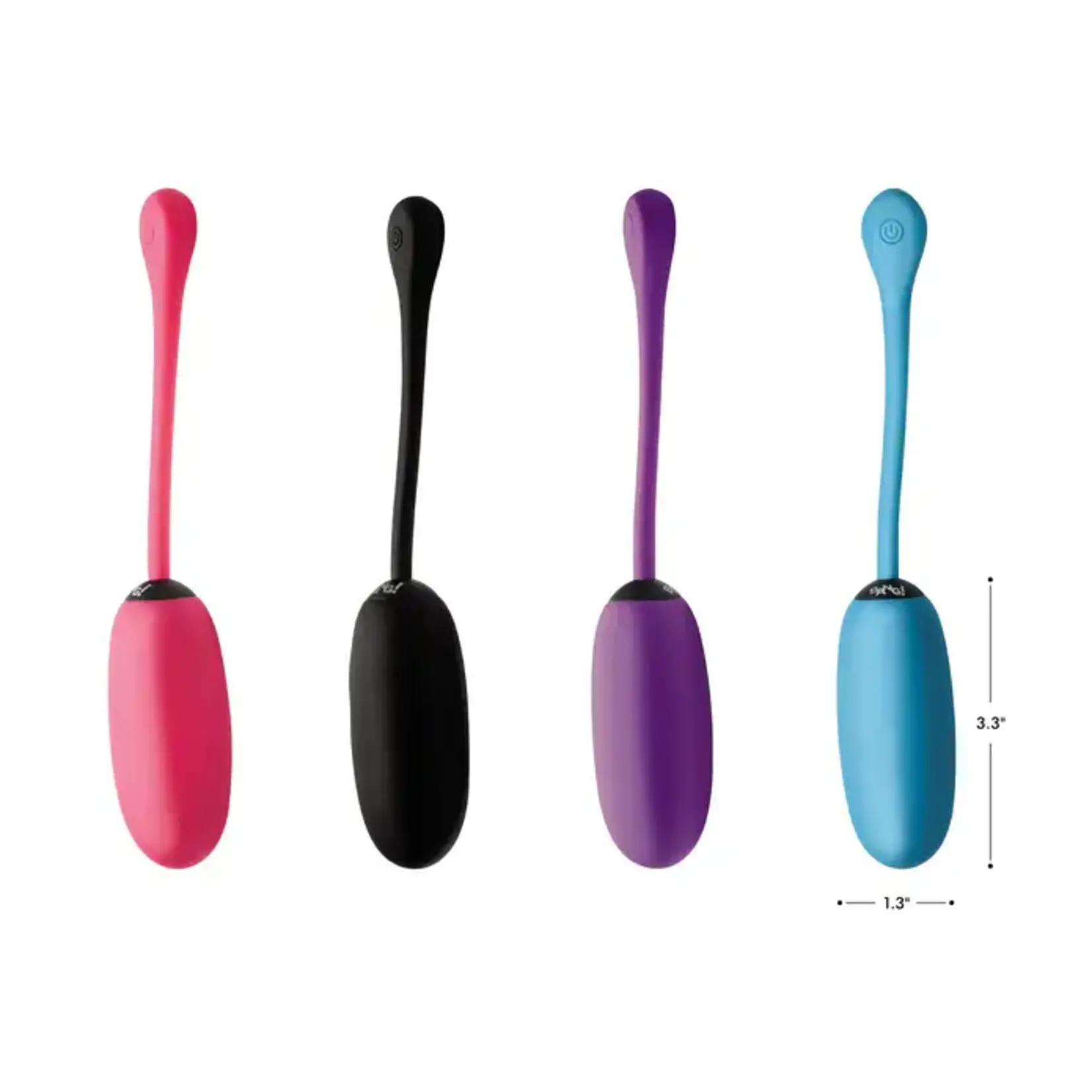 Bang! 28x Plush Silicone Rechargeable Egg With Remote Control - Purple