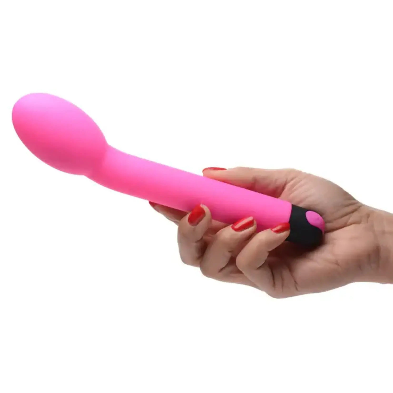 Bang! 10X Rechargeable Silicone G-Spot Vibrator - Pink