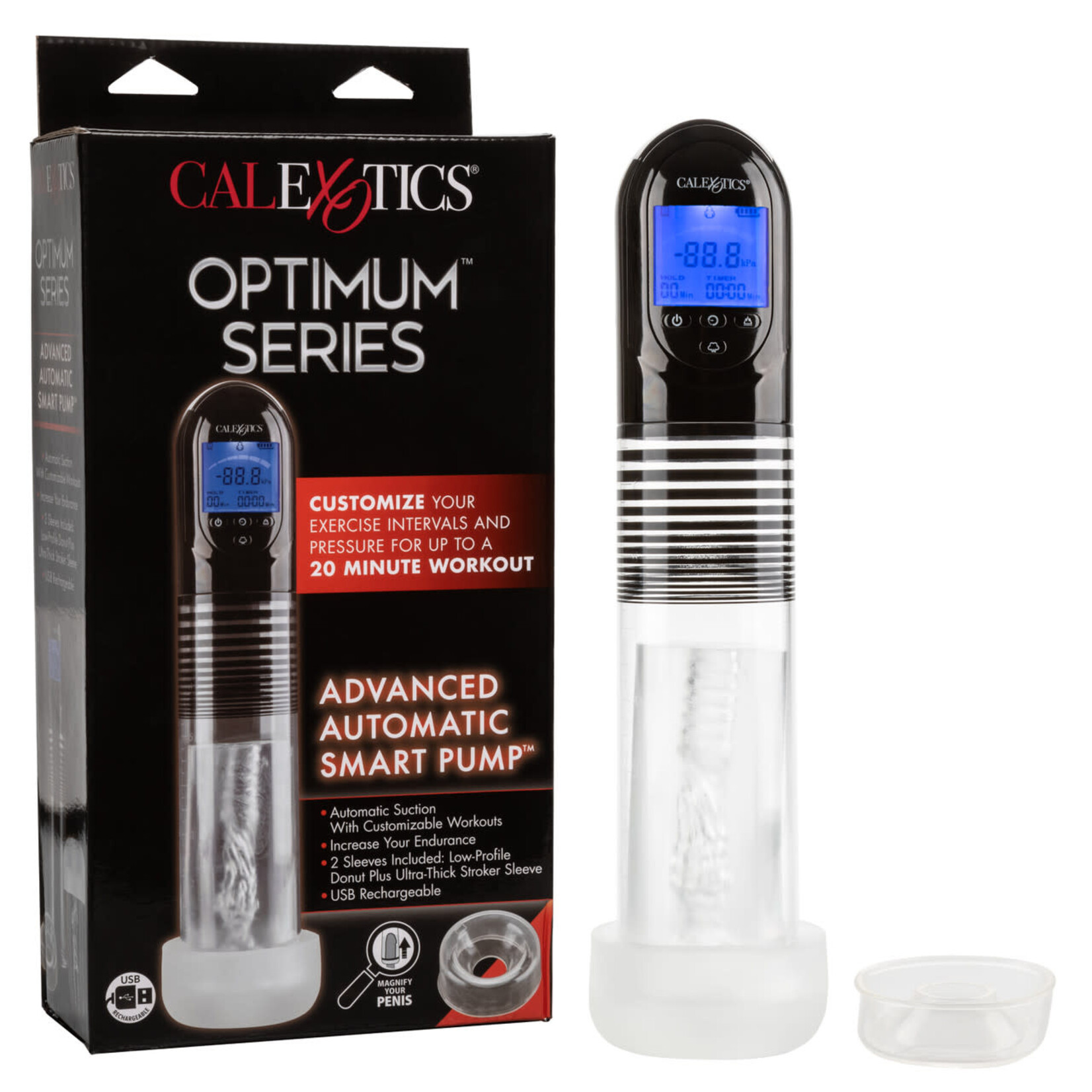 Optimum Series Rechargeable Advanced Automatic Smart Pump - Clear