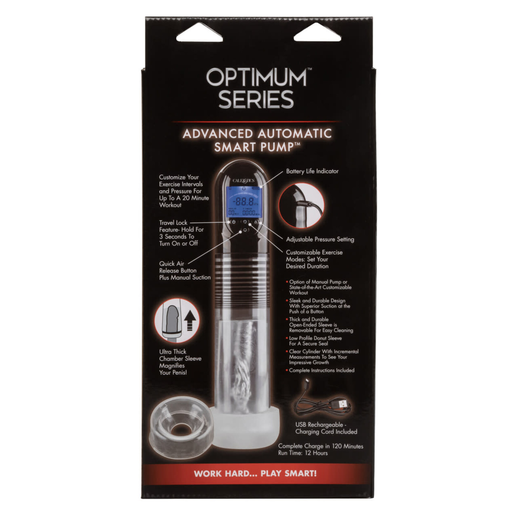 Optimum Series Rechargeable Advanced Automatic Smart Pump - Clear