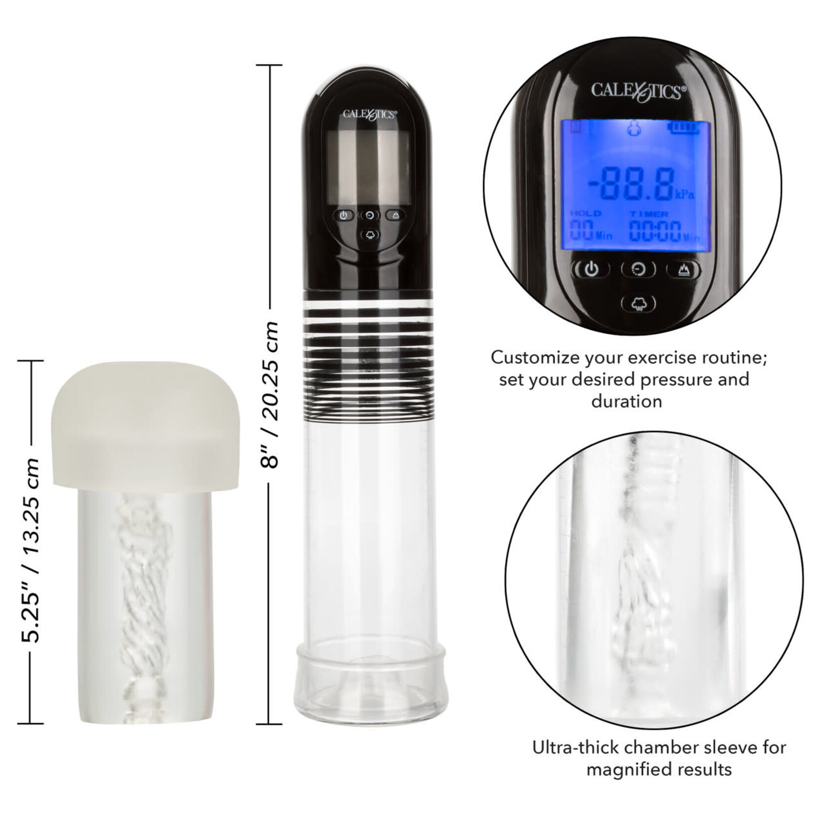 Optimum Series Rechargeable Advanced Automatic Smart Pump - Clear