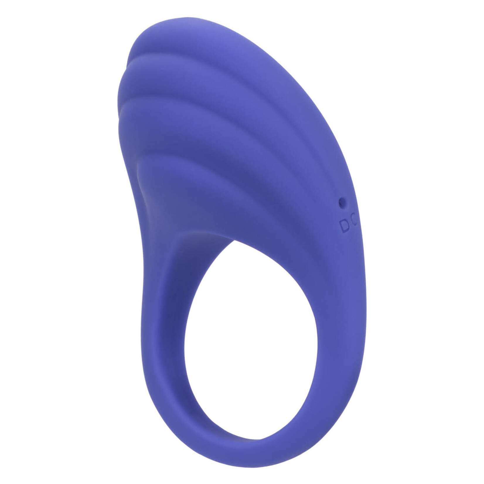 CalExotics Connect Couples Ring Rechargeable Silicone App Compatible Cock Ring with Remote - Purple