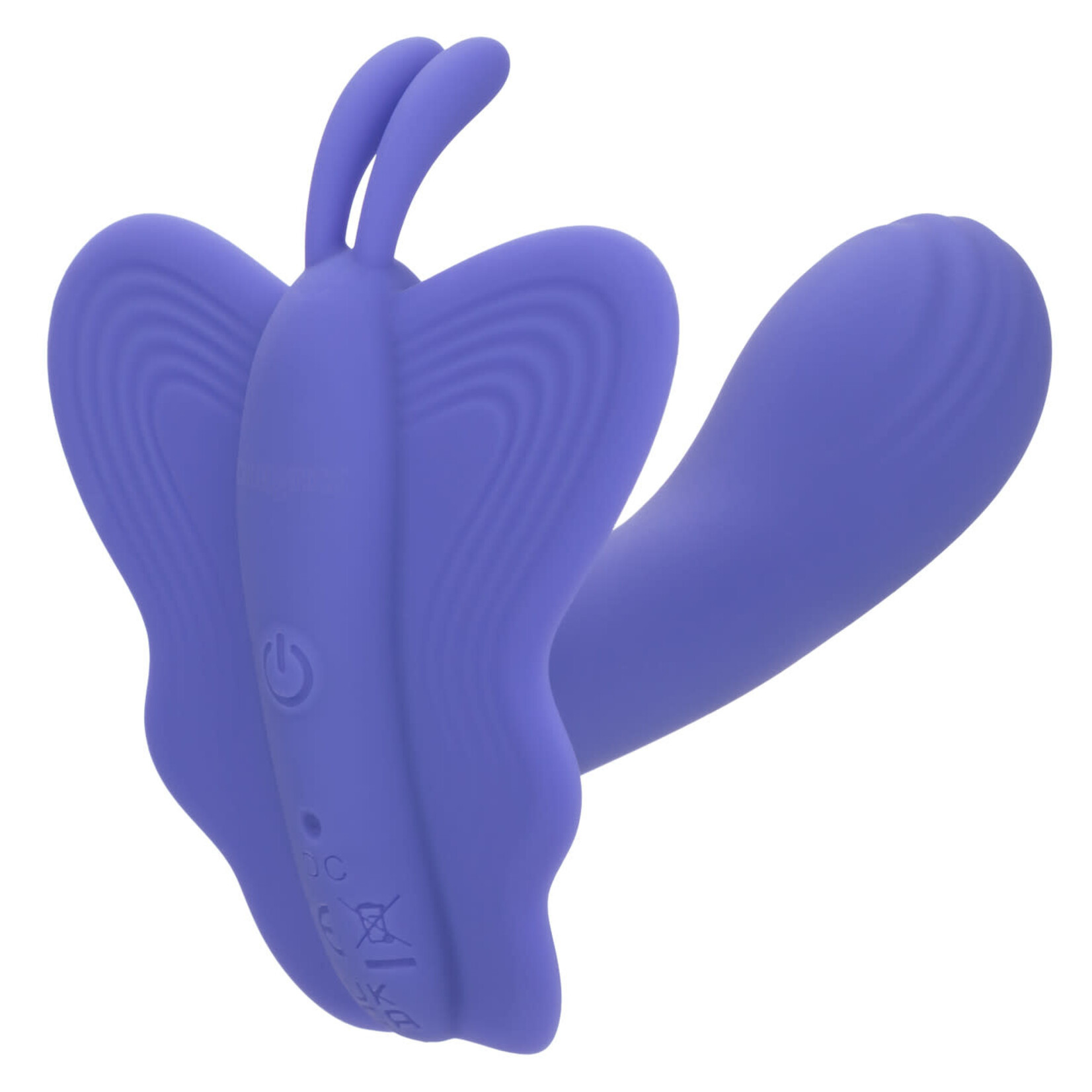 CalExotics Connect Venus Butterfly Rechargeable Silicone App Compatible Stimulator with Remote - Purple