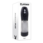 Playboy Whirlwind Rechargeable Thrusting and Spinning Stroker - Black