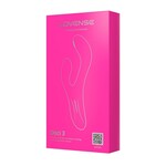 Lovense OSCI 3 Rechargeable Silicone G-Spot Vibrator With Clitoral Stimulator - Pink