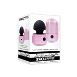 Vacation Vibes Vibrating Rechargeable Silicone Discreet Vibrator - Pink/Black