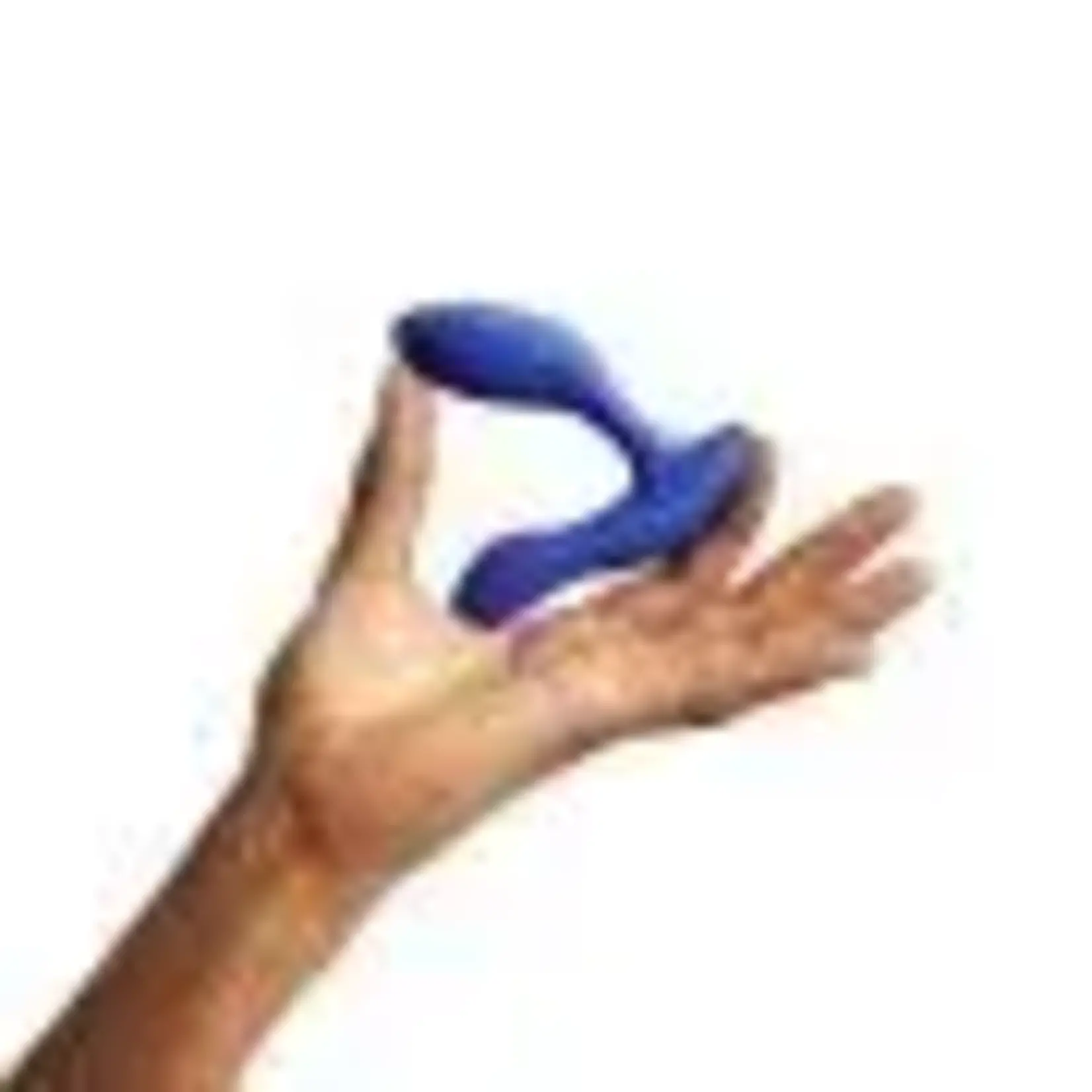 We-Vibe Vector+ Rechargeable Silicone Vibrating Prostate Massager with Remote Control - Royal Blue