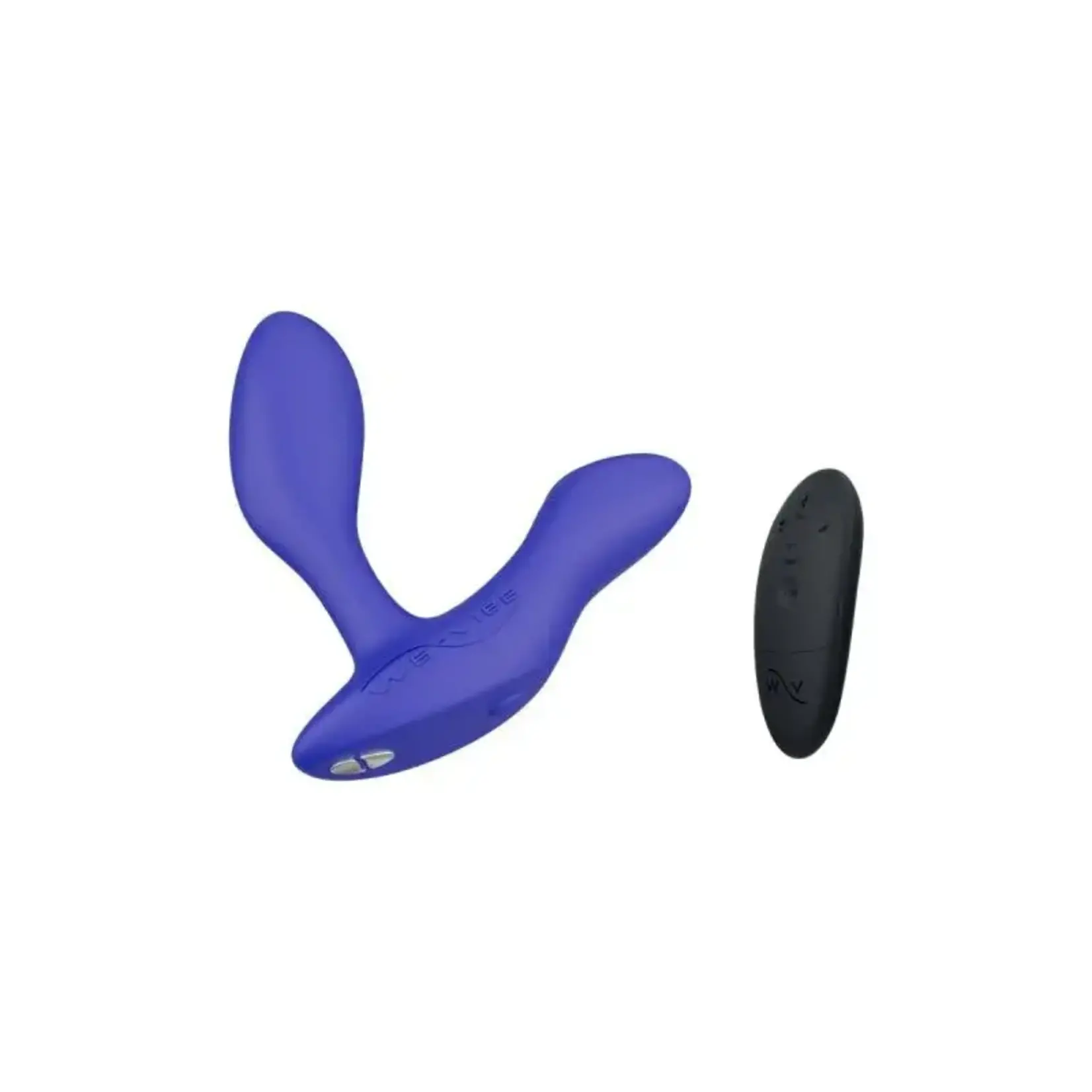 We-Vibe Vector+ Rechargeable Silicone Vibrating Prostate Massager with Remote Control - Royal Blue
