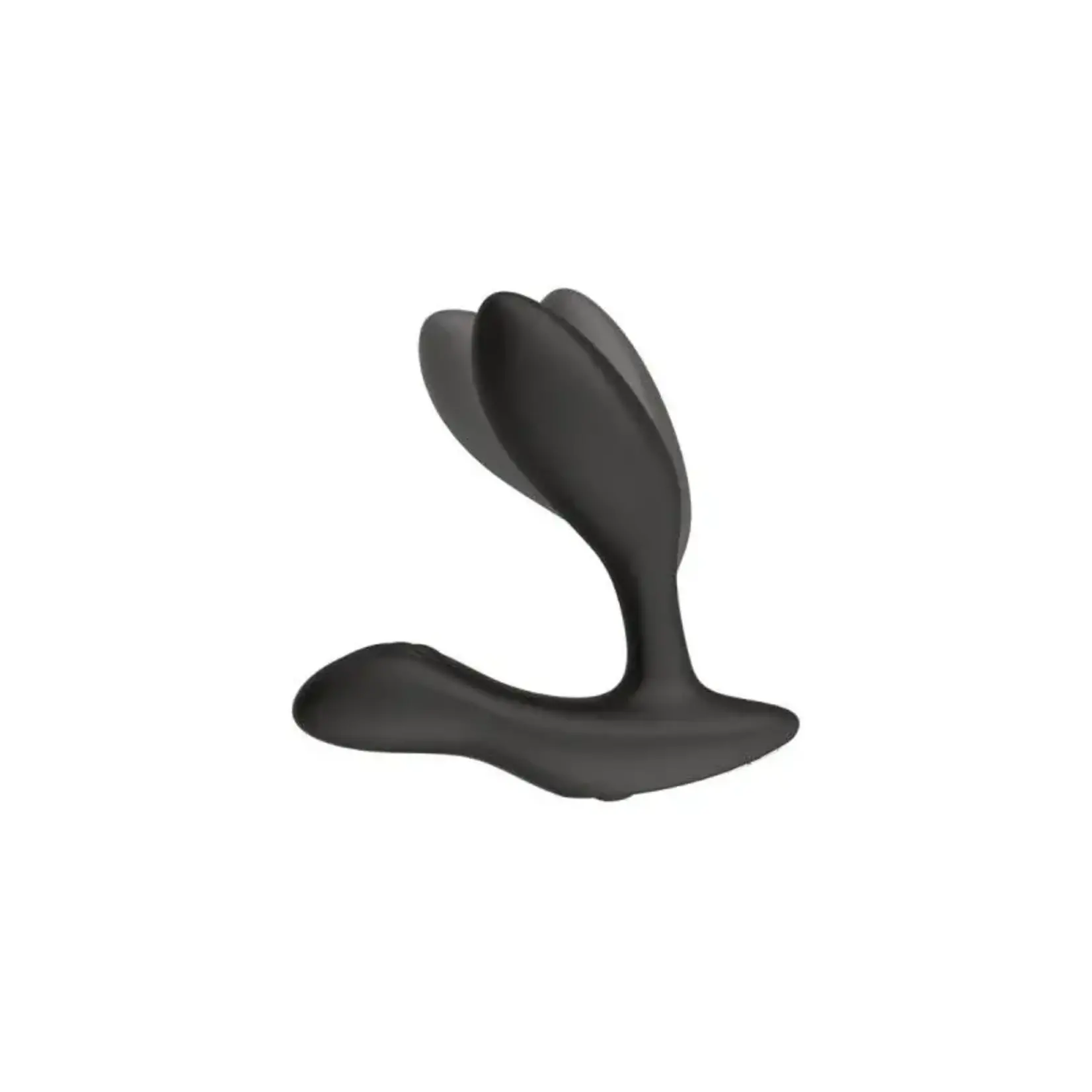 We-Vibe Vector+ Rechargeable Silicone Vibrating Prostate Massager with Remote Control - Charcoal Black