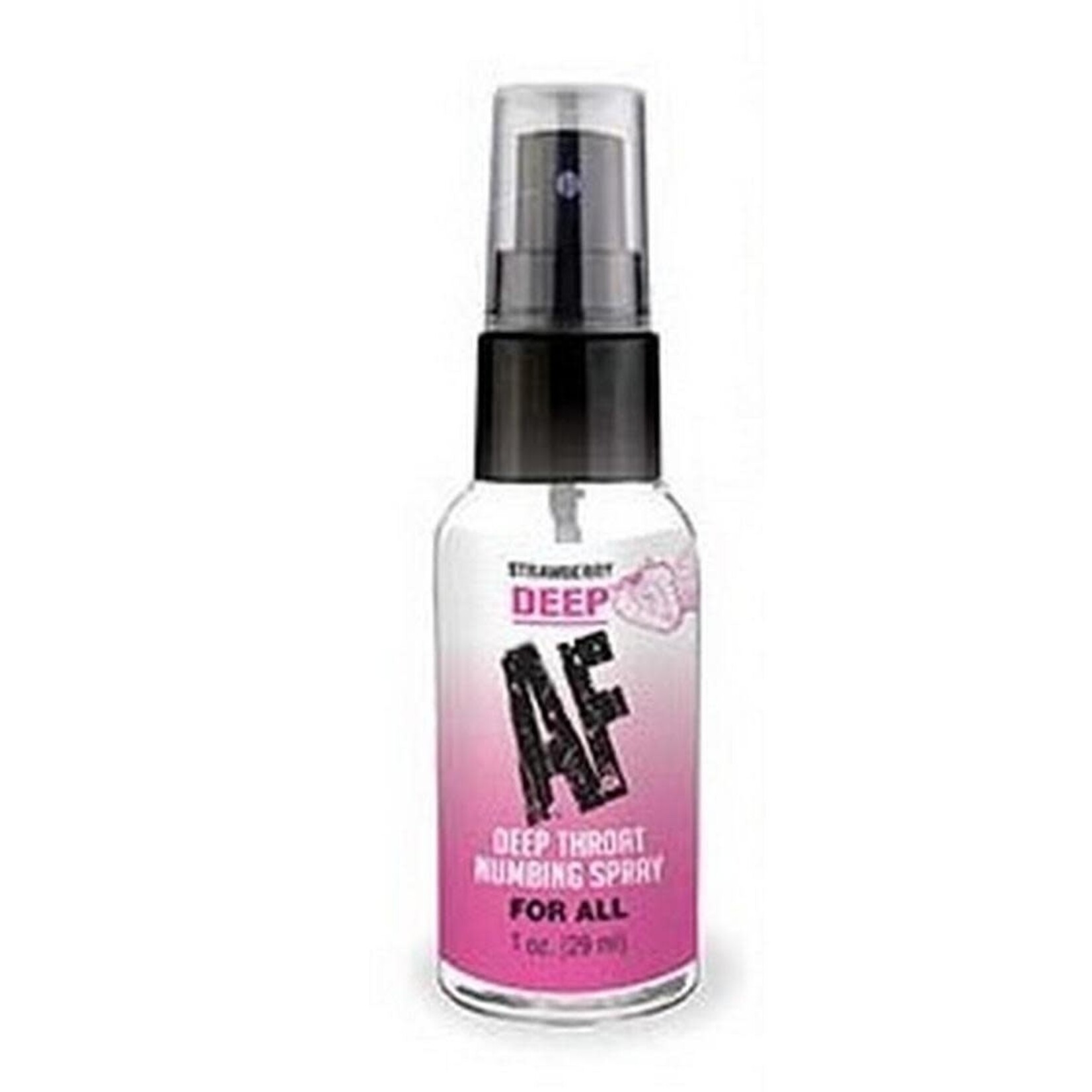 Deep AF Deep Throat Numbing Spray 1oz - Strawberry