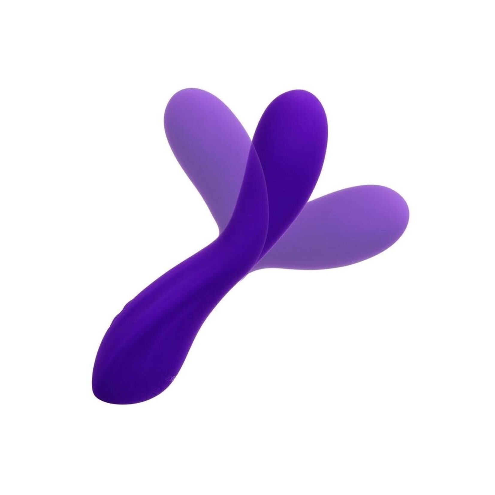 Flex Bend & Hold Rumbler Rechargeable Silicone Vibrator - Purple