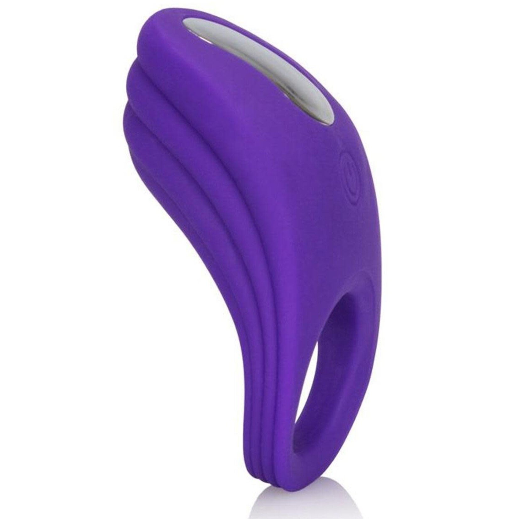 Silicone Rechargeable Passion Enhancer Cockring Waterproof Purple