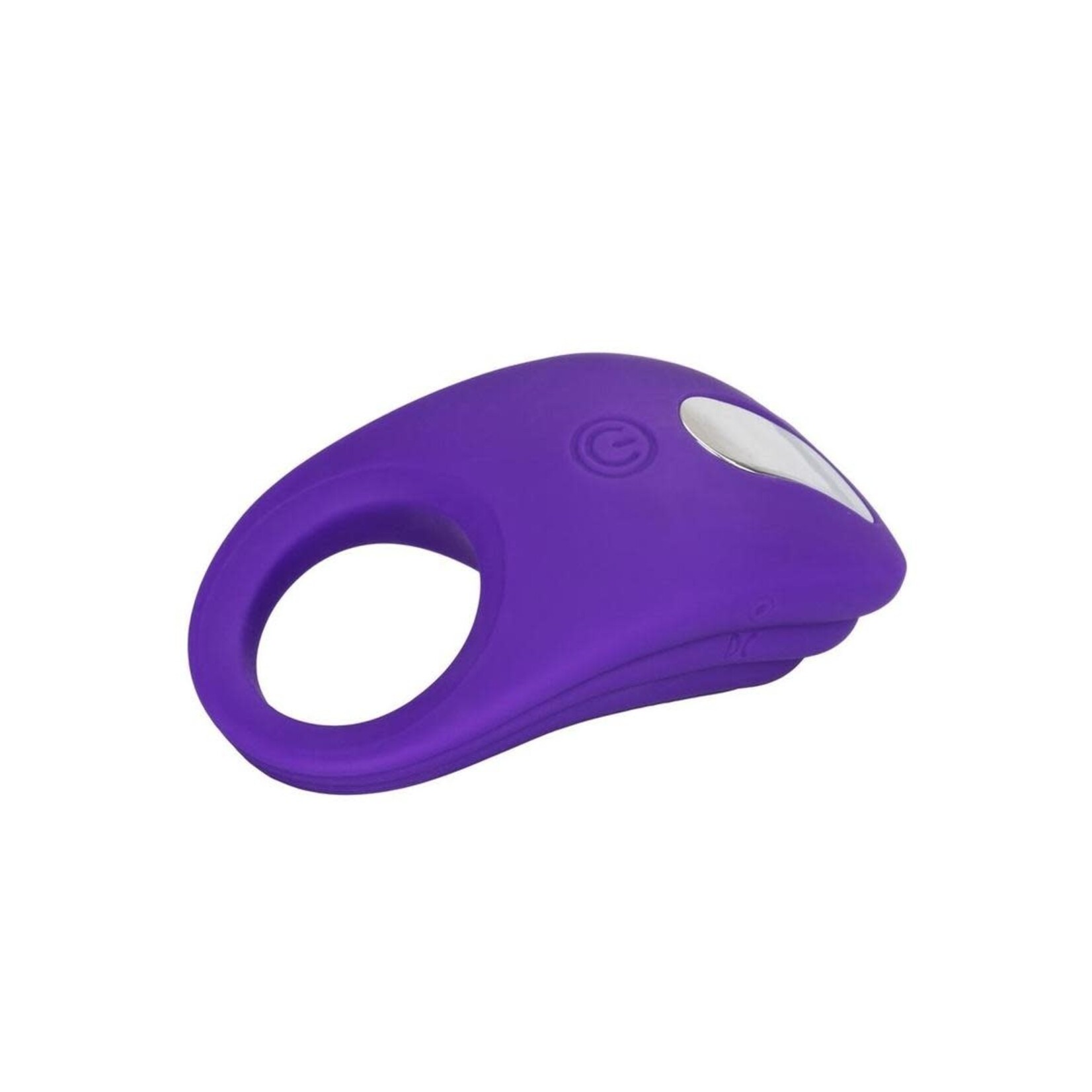Silicone Rechargeable Passion Enhancer Cockring Waterproof Purple