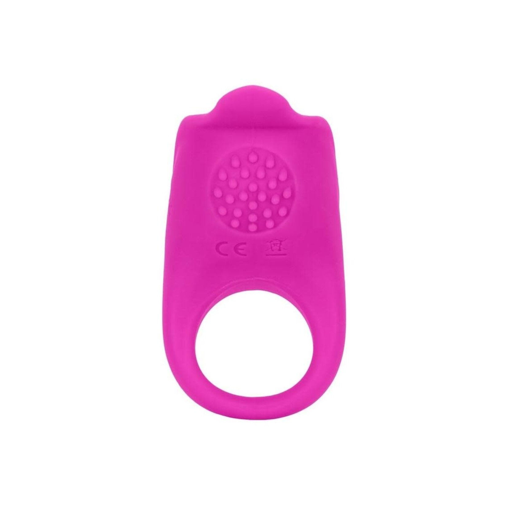 Silicone Rechargeable Teasing Enhancer Cockring Waterproof Pink