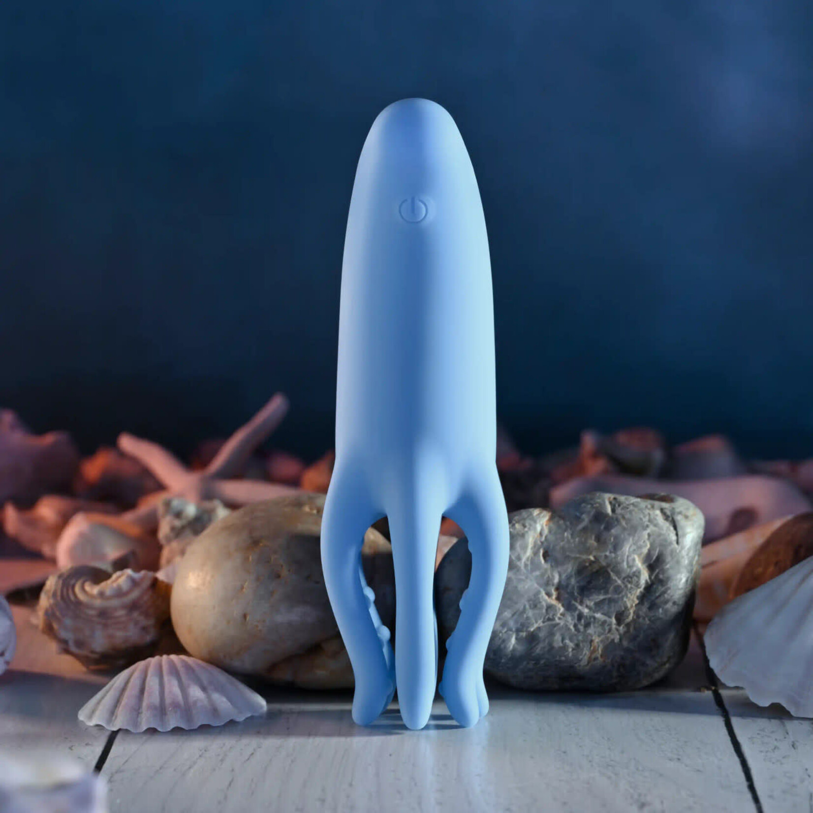 Selopa Tentacle Tickler Rechargeable Silicone Clitoral Stimulator - Blue