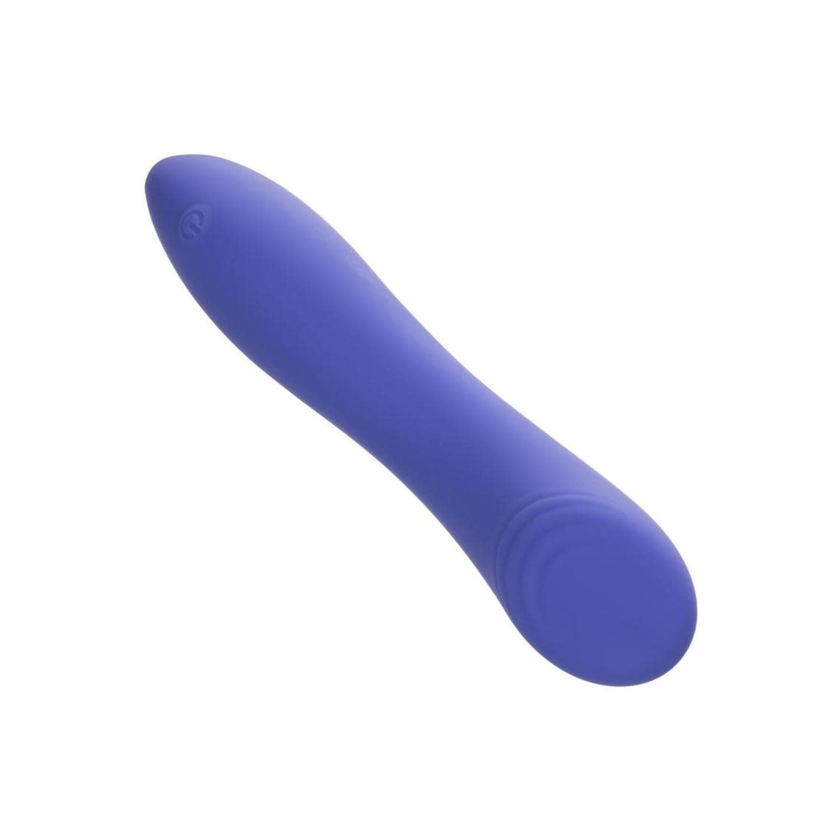 CalExotics Connect Contoured G Rechargeable Silicone App Compatible G-Spot Vibrator with Remote Control - Purple