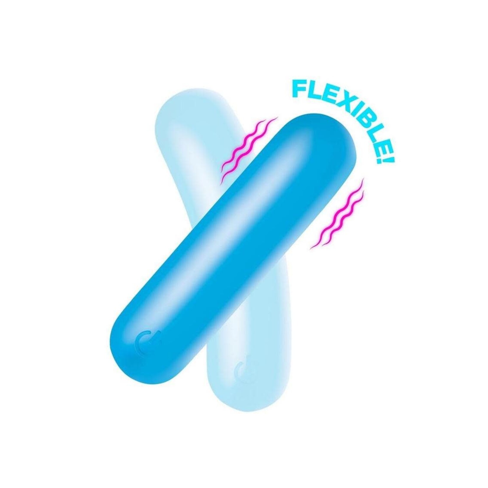 Bang Flexible Rechargeable Silicone Bullet - Blue