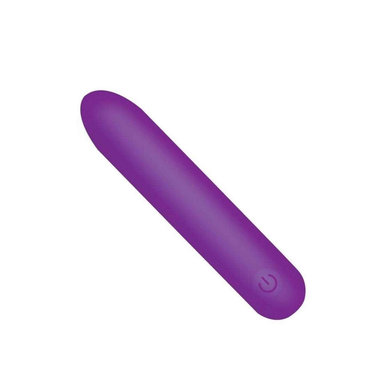 Bang Tapered Flexible Silicone Rechargeable Bullet - Purple