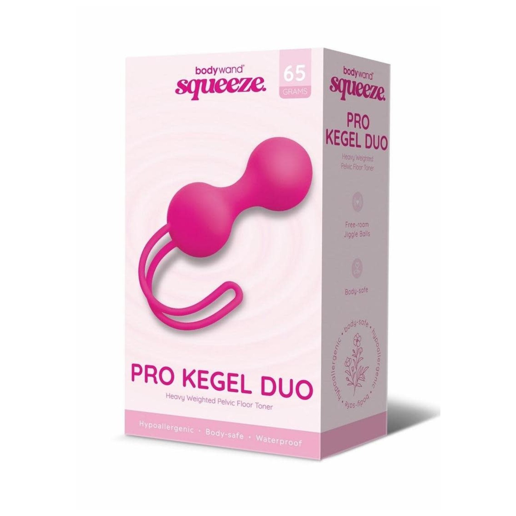 Bodywand Squeeze Pro Silicone Kegel Duo 65G