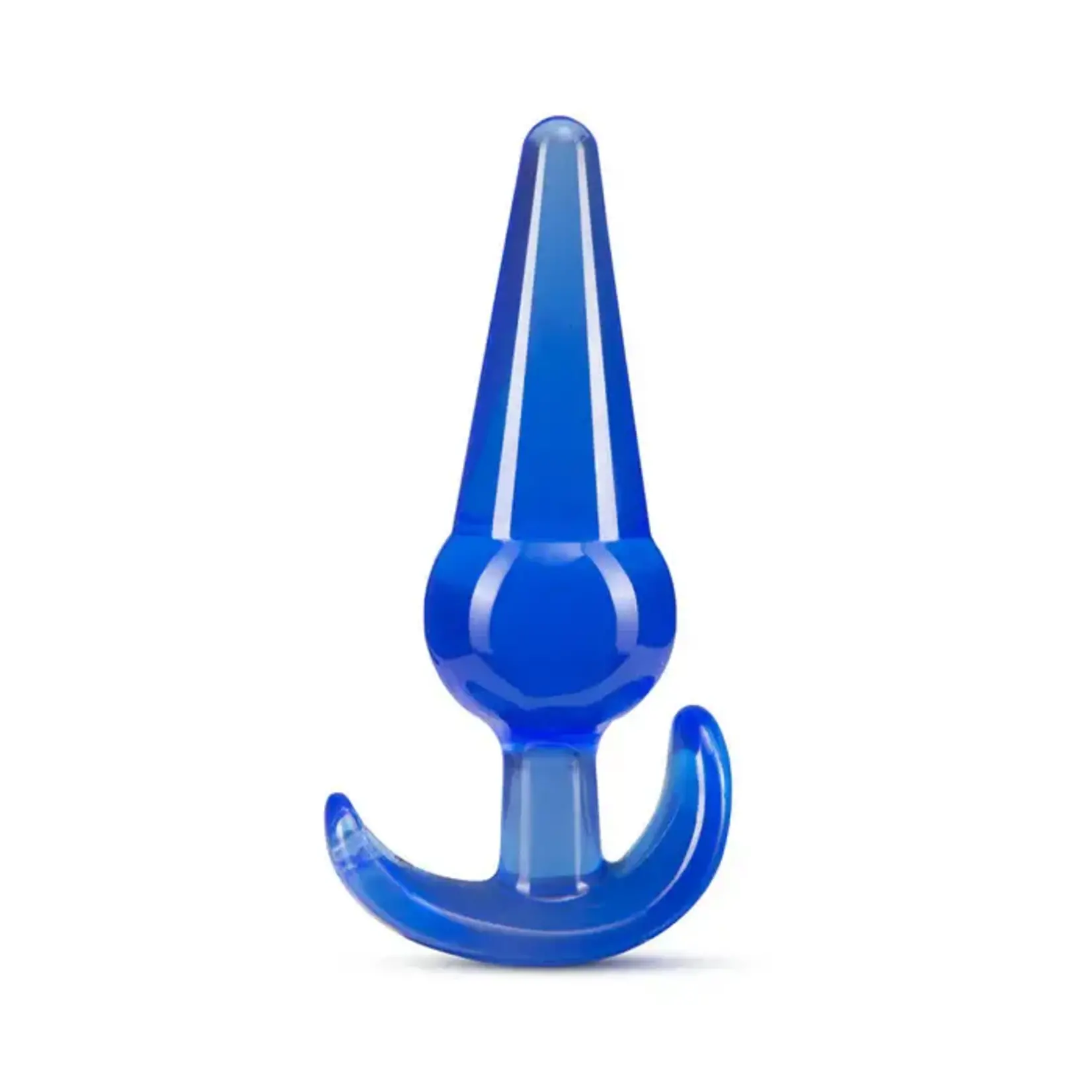 B Yours. Large Anal Plug-Blue