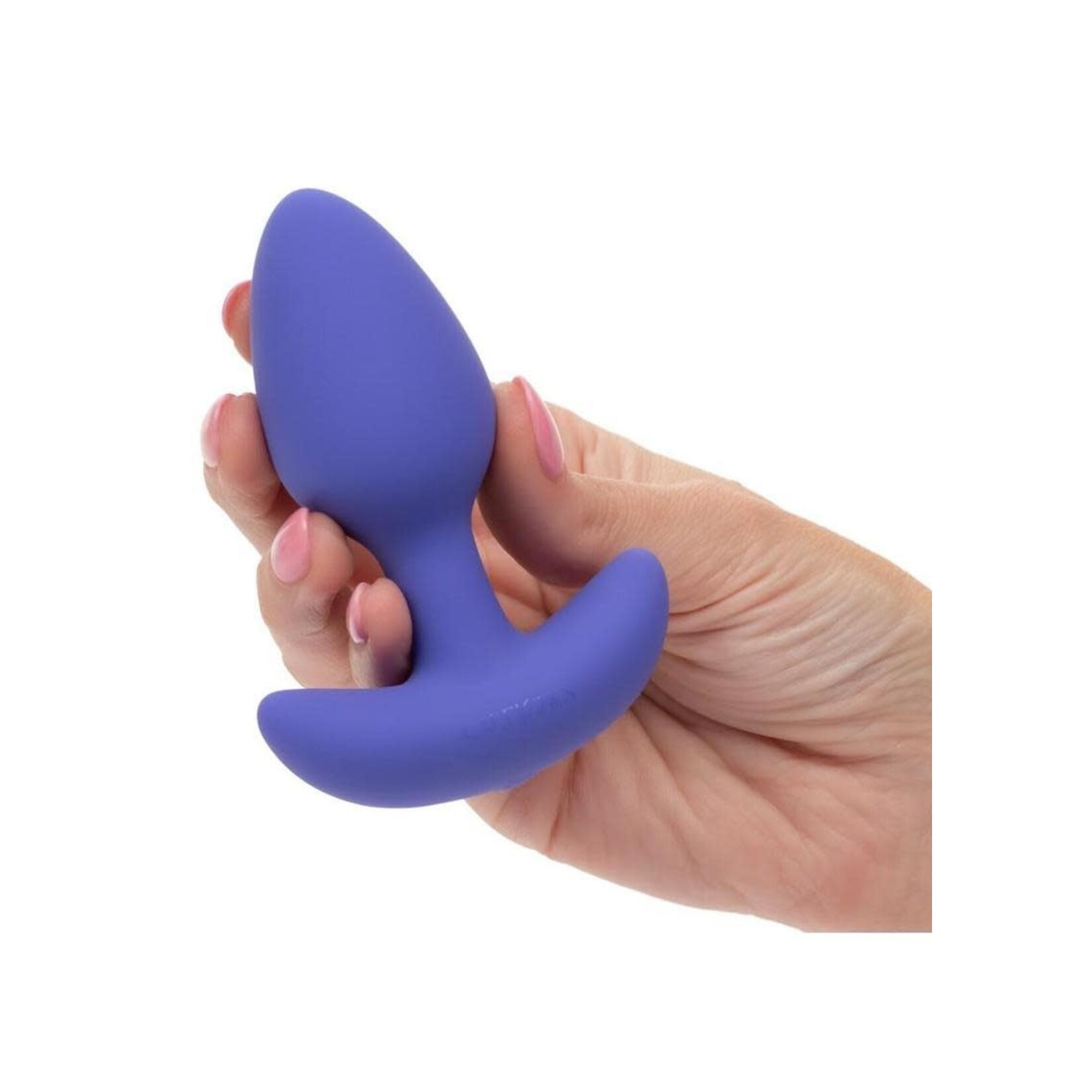 CalExotics Connect Tapered Probe Rechargeable Silicone App Compatible Anal Vibrator - Purple