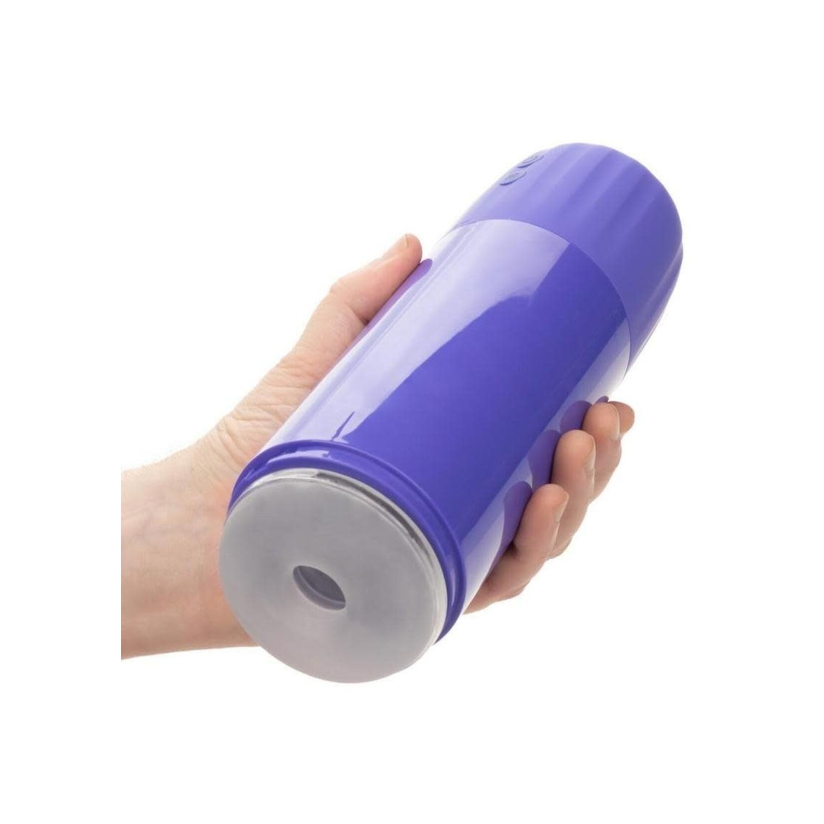 CalExotics Connect Rechargeable Stroker with Vibration and Suction - Purple