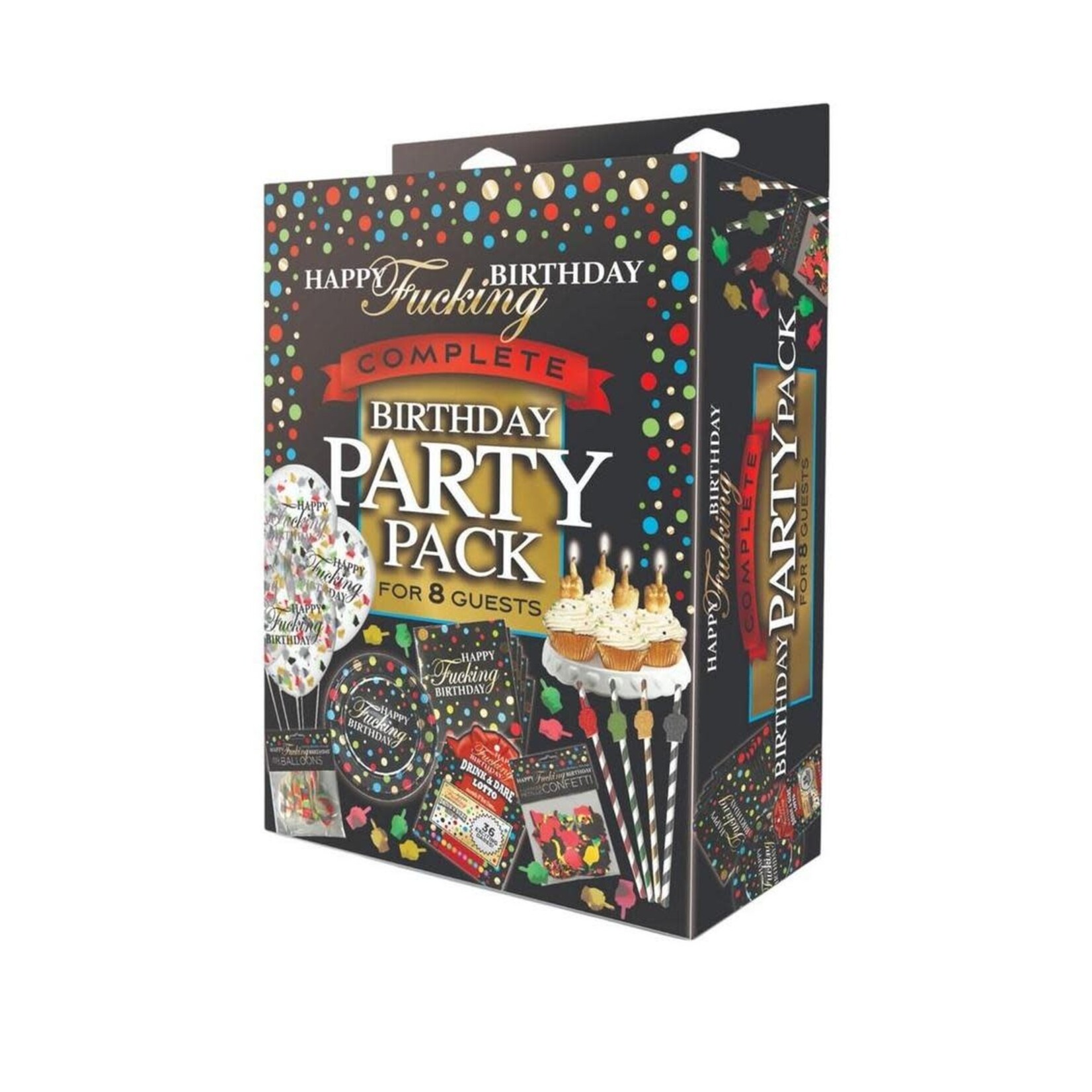 Happy Fucking Birthday Party Pack - Black