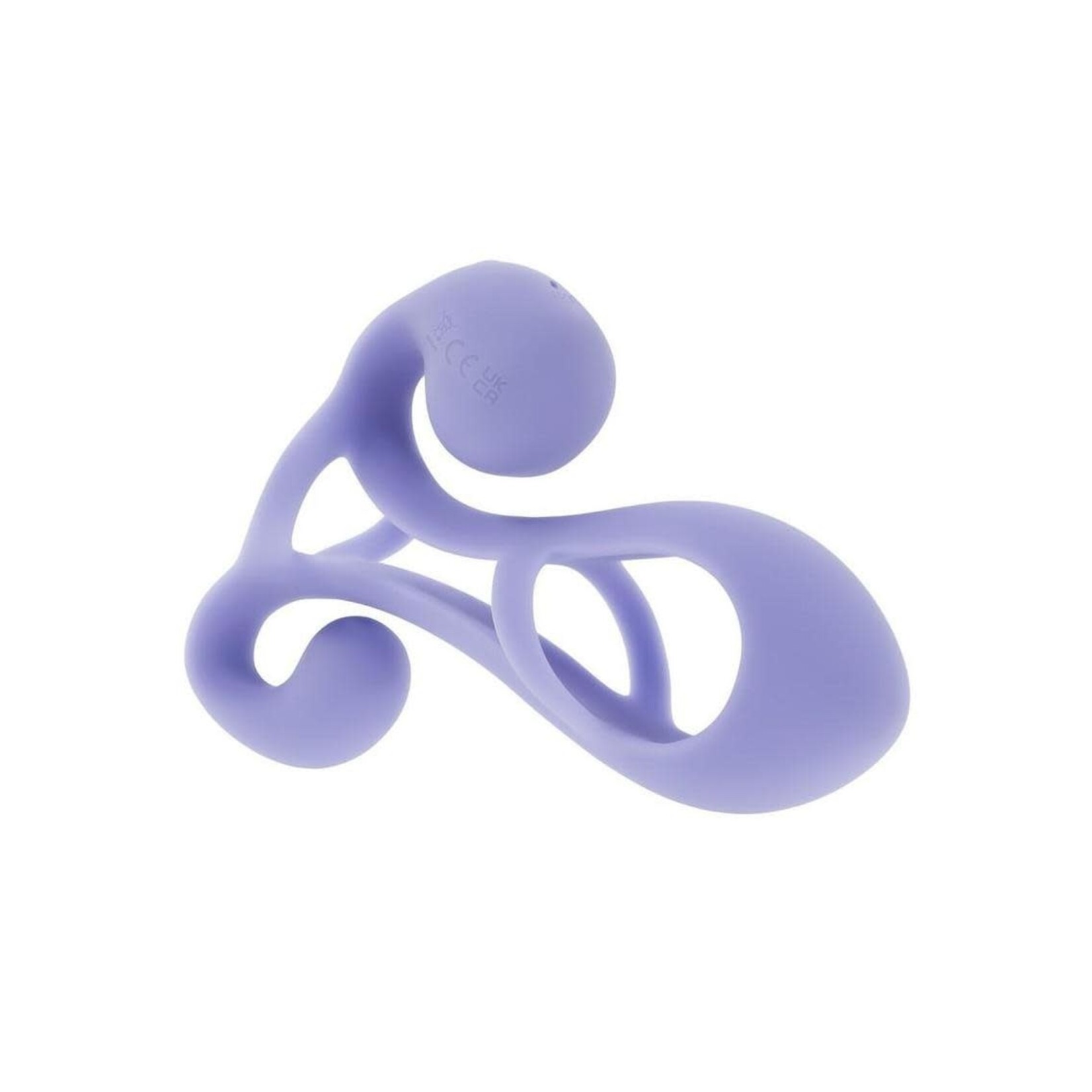 Playboy Fantasy Cage Rechargeable Silicone Penis Extension - Purple