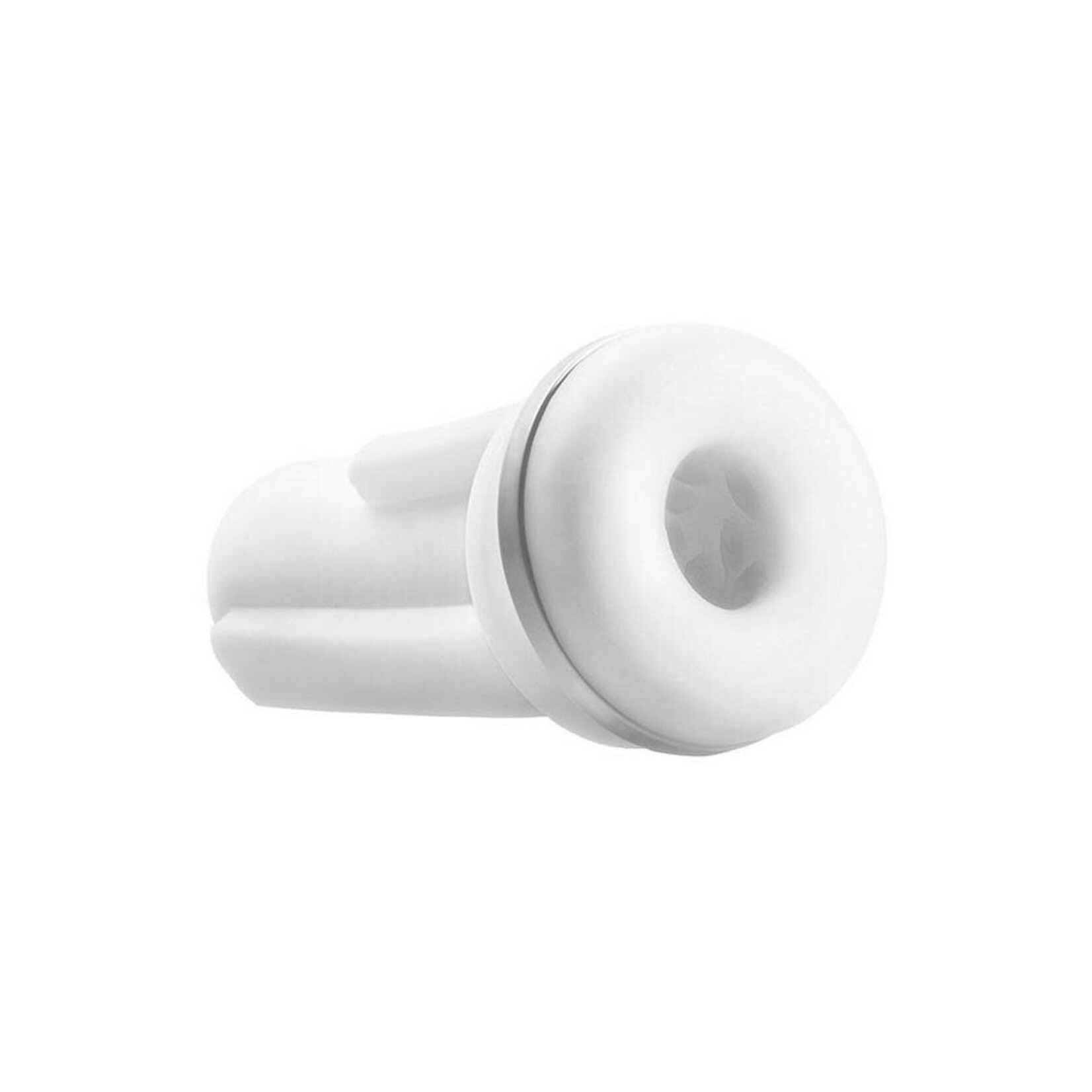Sky Intense Suction & Vibration Rechargeable Blowjob Machine - White