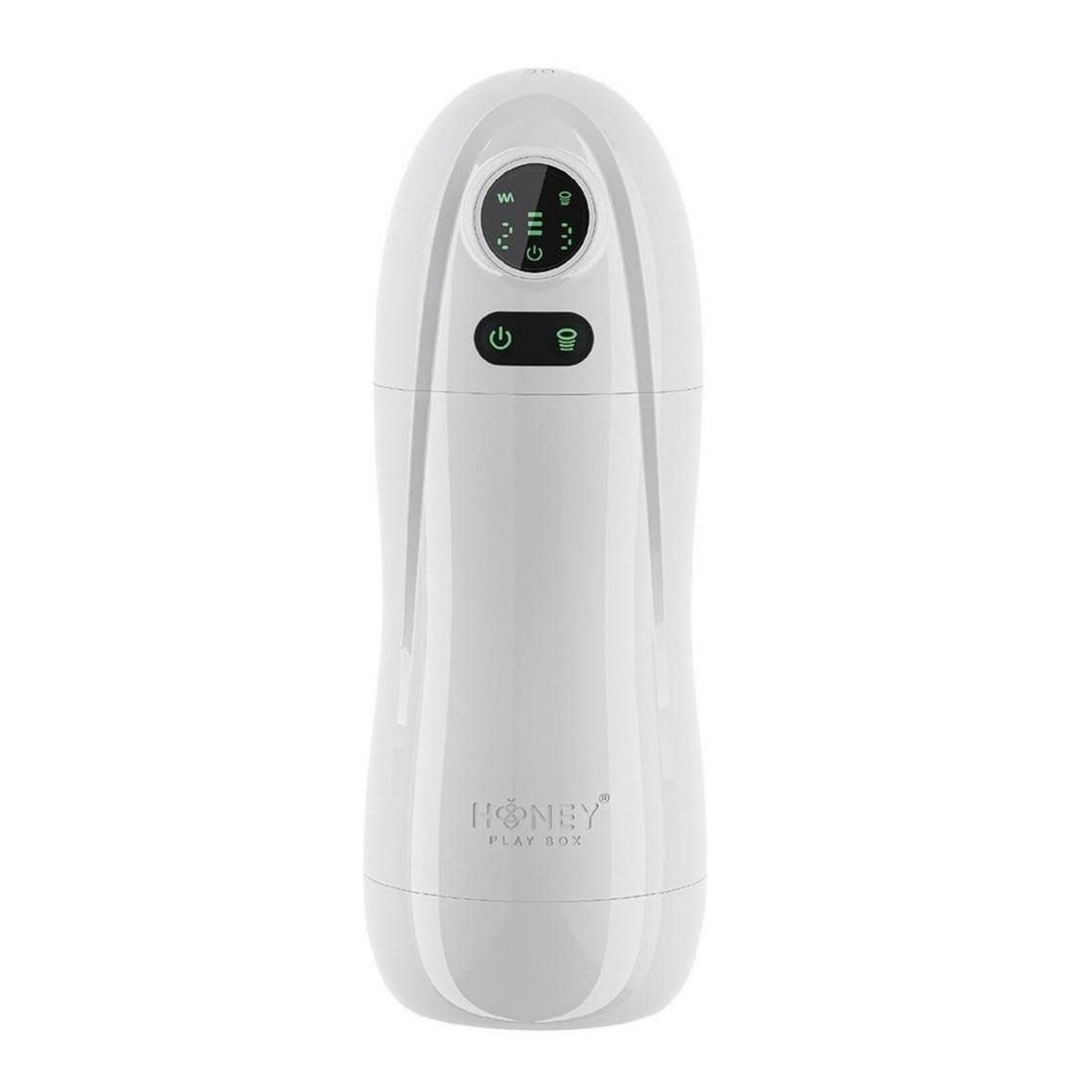 Kai 2 Automatic Sucking Vibrating Rechargeable Male Masturbator - White/Black