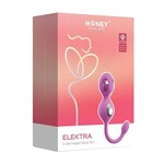 Elektra App Control E-Stim Kegel Training Set (5 Piece) - Pink/Silver