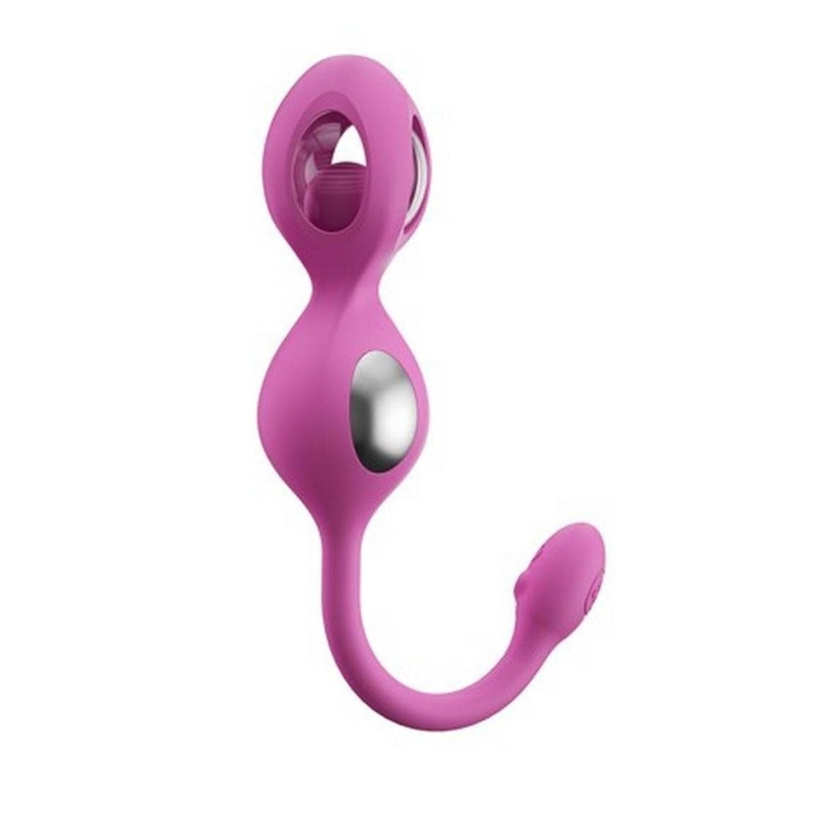 Elektra App Control E-Stim Kegel Training Set (5 Piece) - Pink/Silver
