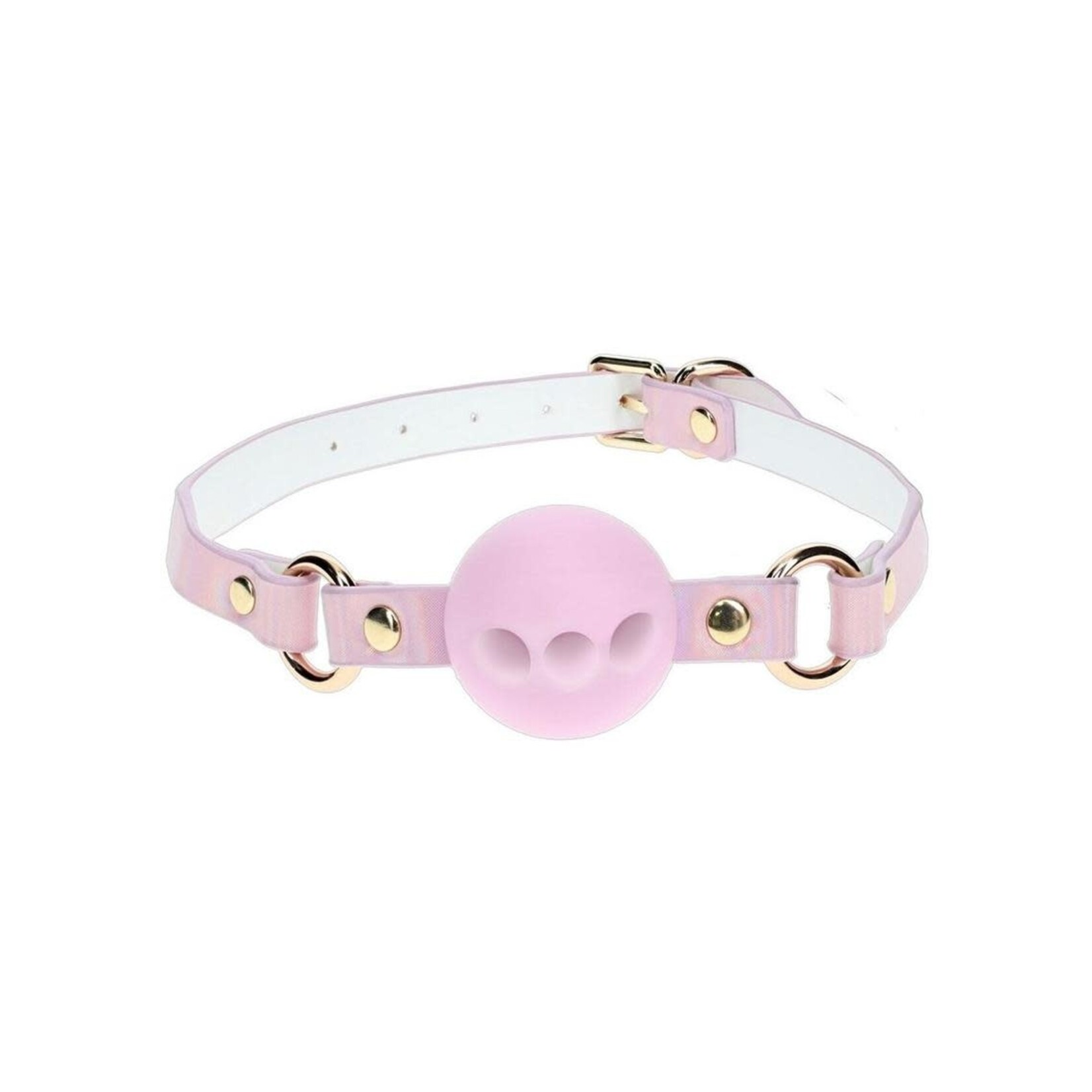 Ouch! Paris Collection Silicone Ball Gag - Pink