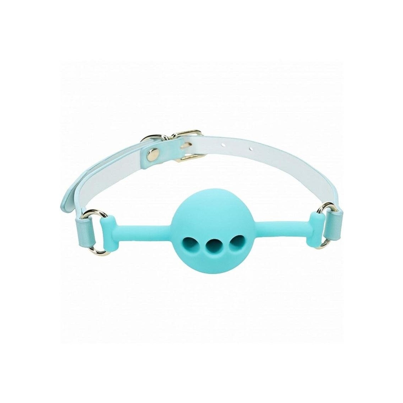 Ouch! Paris Collection Silicone Ball Gag - Blue