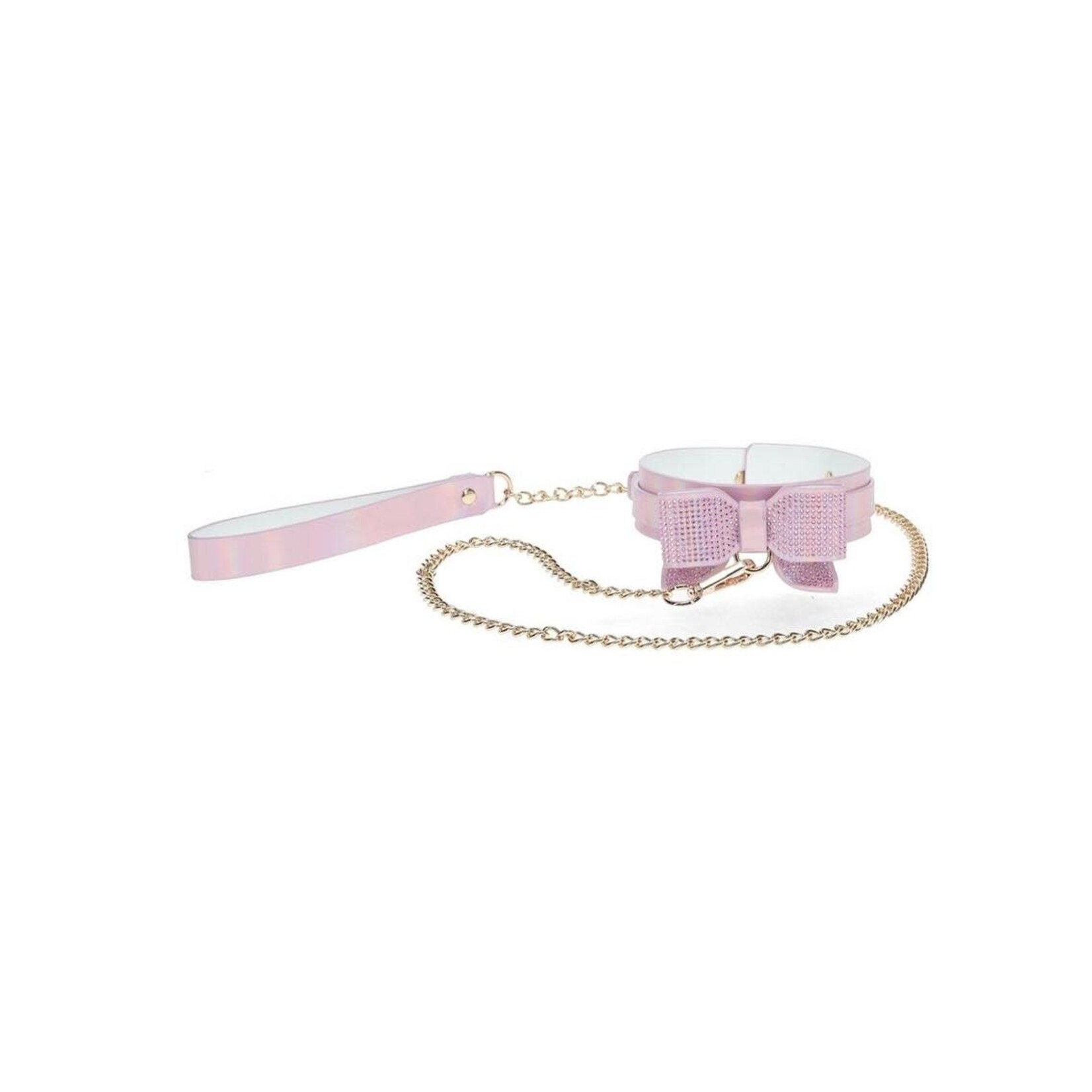 Ouch! Paris Collection Collar with Leash - Pink
