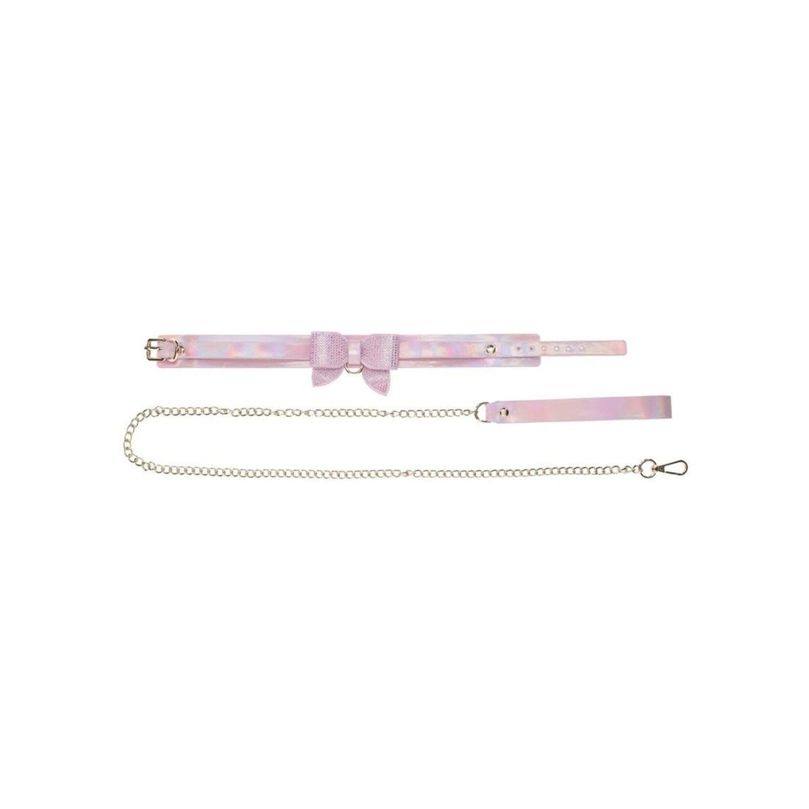 Ouch! Paris Collection Collar with Leash - Pink