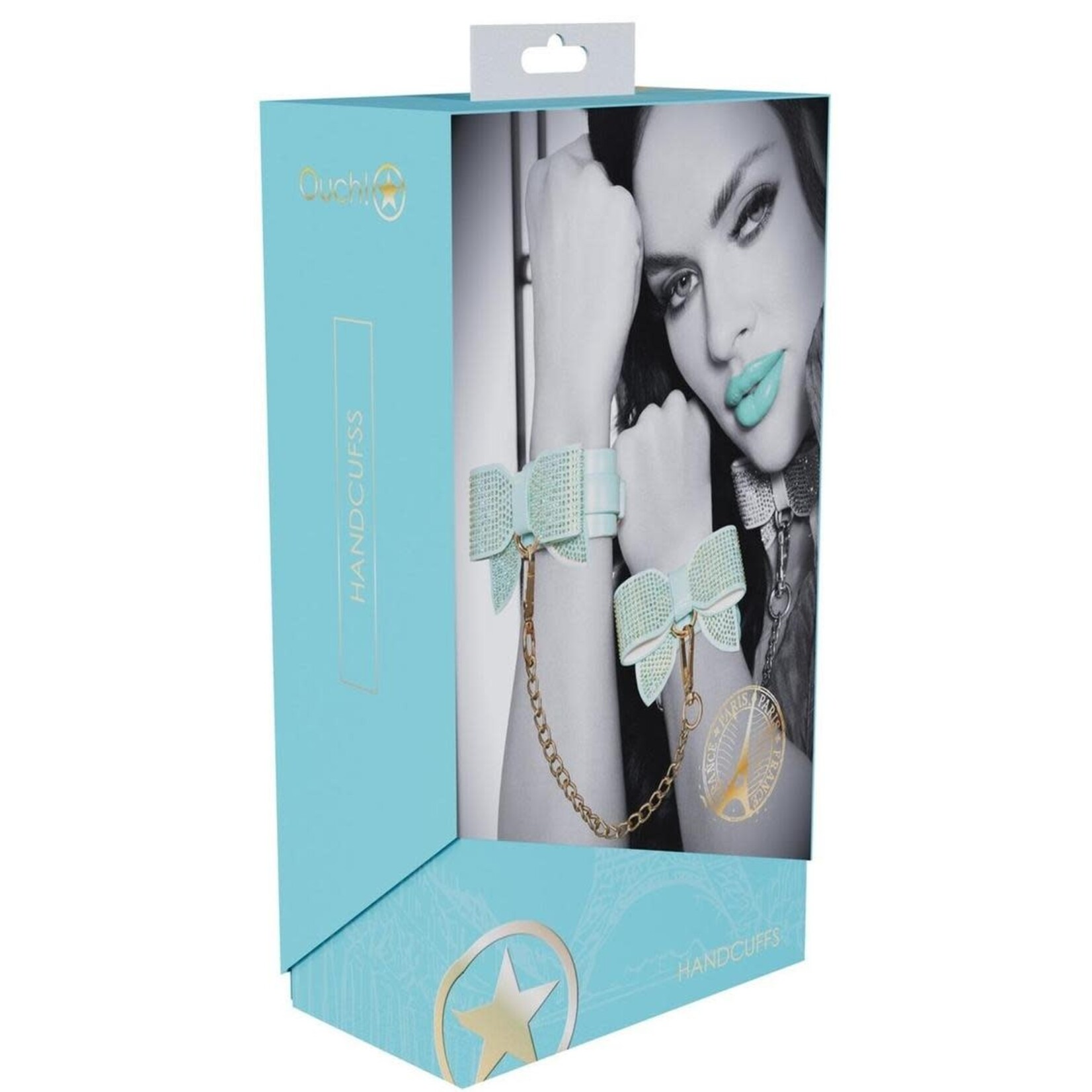 Ouch! Paris Collection Handcuffs - Blue